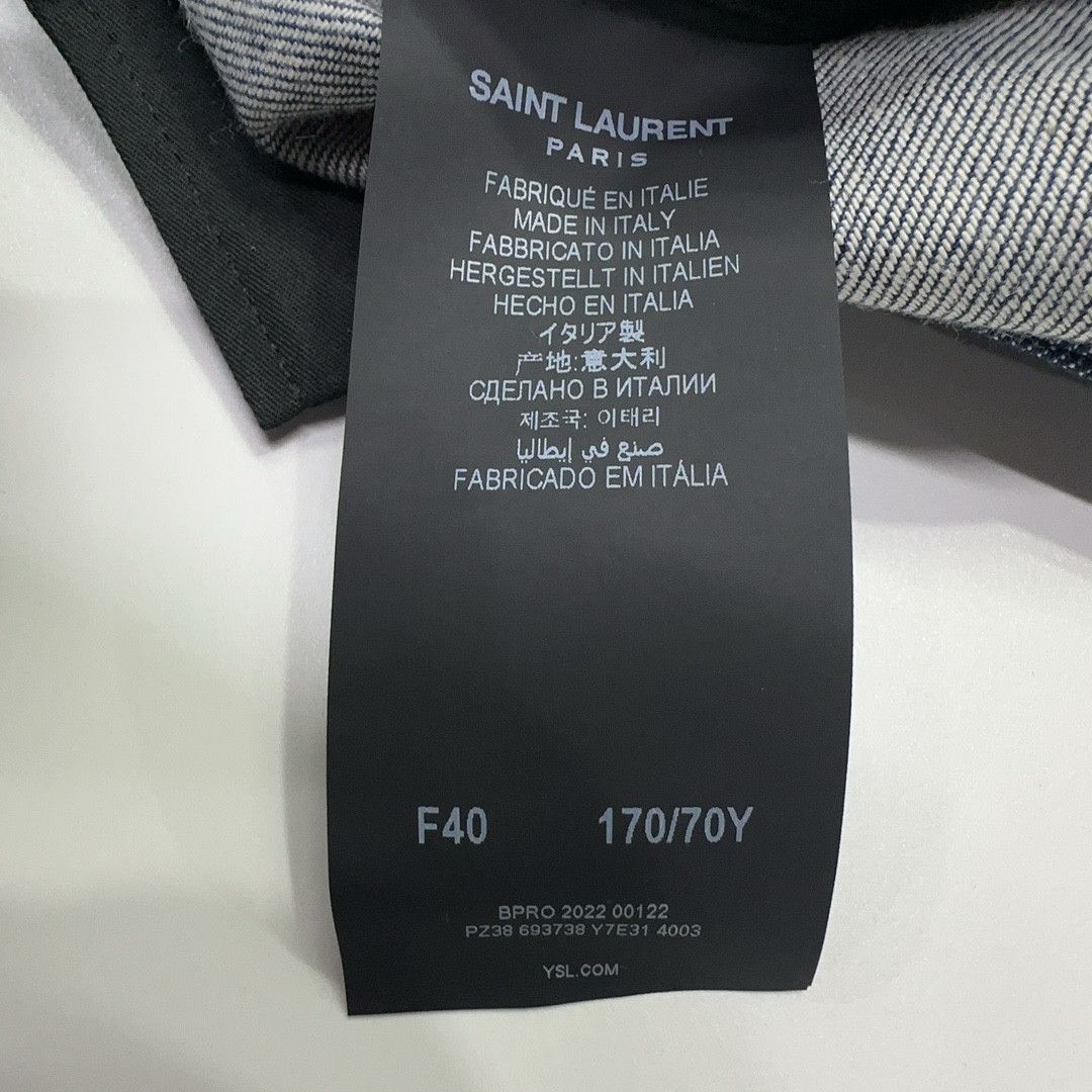 Saint Laurent Paris Saint Laurent Straight Leg Jeans Size 40 Size 28" / US 6 / IT 42 - 5 Thumbnail