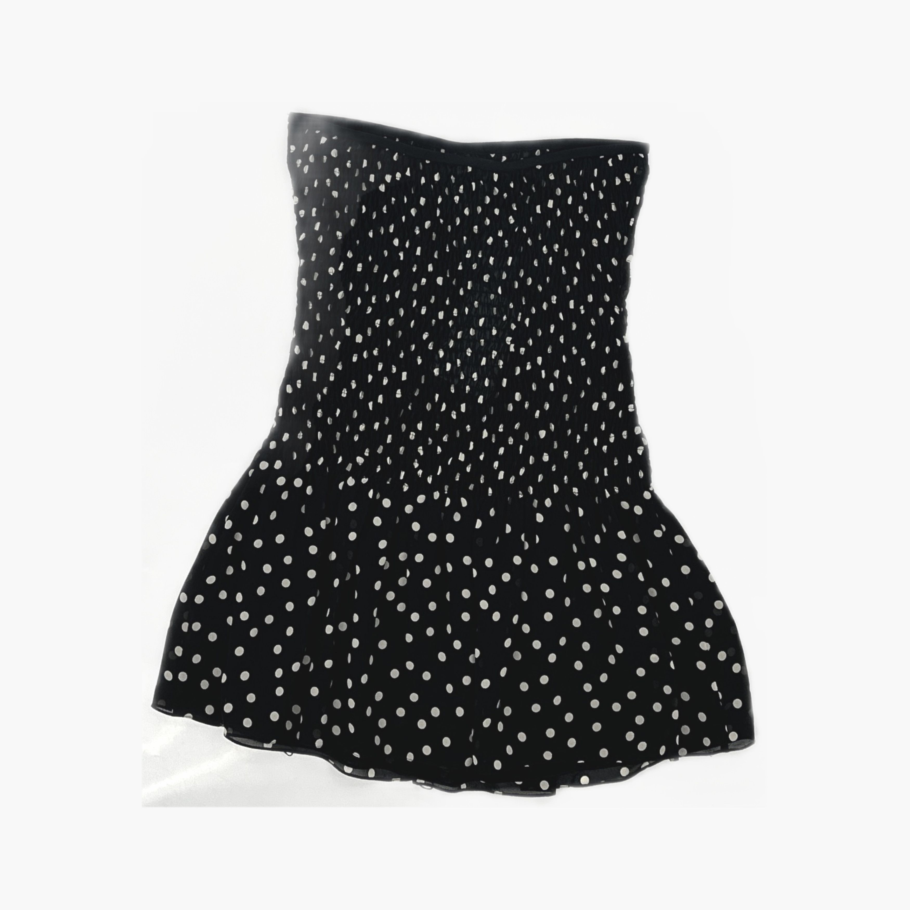 Saint Laurent Paris Saint Laurent Polka Dot Mini Dress Size 36 Size XS / US 0-2 / IT 36-38 - 2 Thumbnail