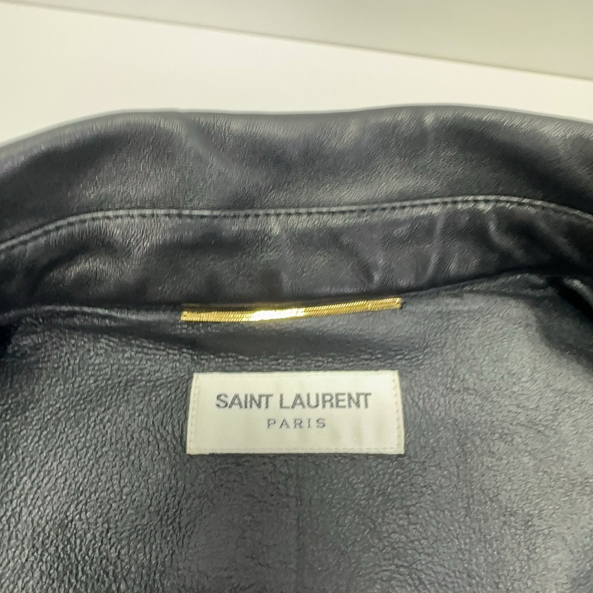 Saint Laurent Paris Saint Laurent Braided Epaulet Leather Jacket Size 38 Size S / US 4 / IT 40 - 4 Thumbnail