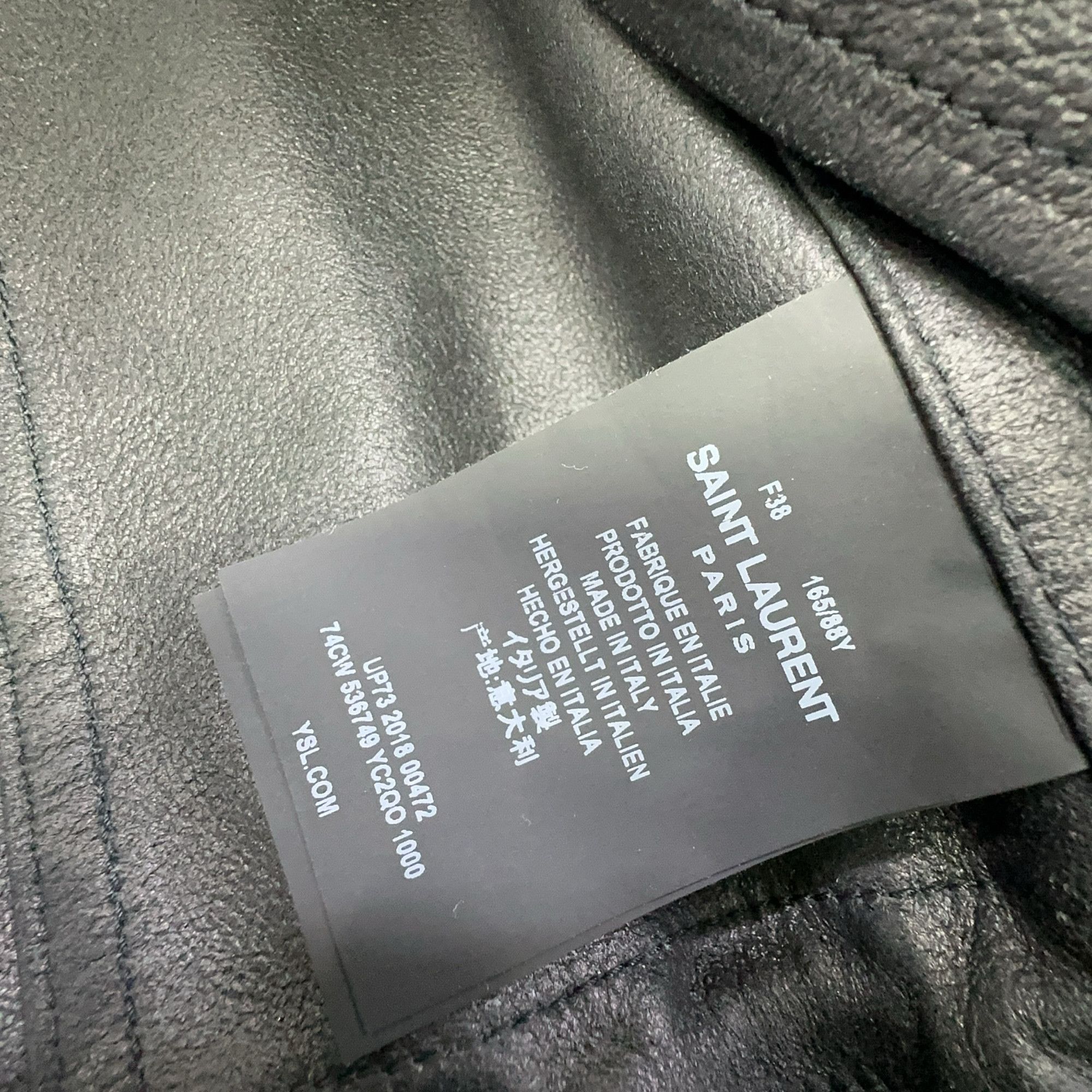 Saint Laurent Paris Saint Laurent Braided Epaulet Leather Jacket Size 38 Size S / US 4 / IT 40 - 3 Thumbnail
