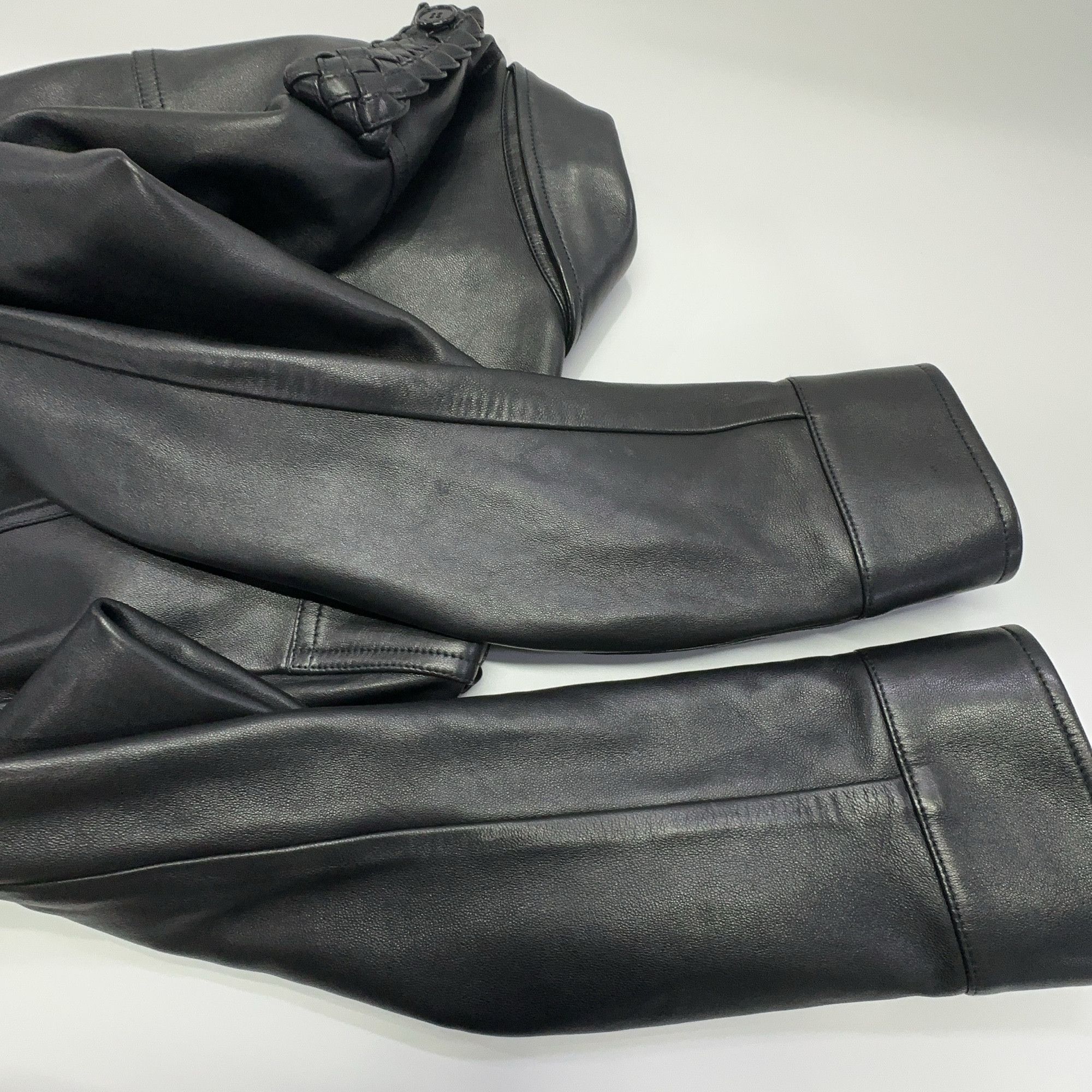 Saint Laurent Paris Saint Laurent Braided Epaulet Leather Jacket Size 38 Size S / US 4 / IT 40 - 5 Thumbnail