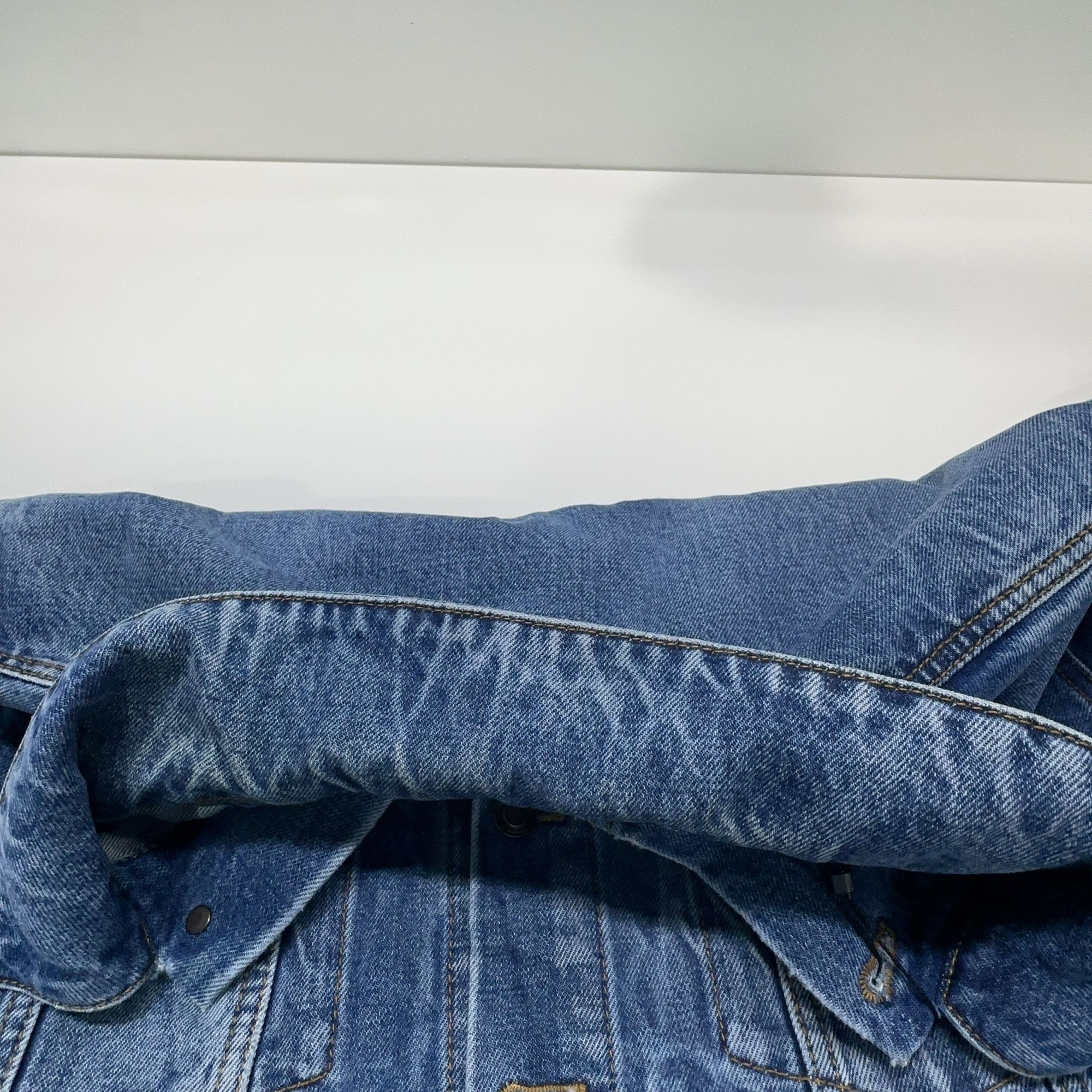 Saint Laurent Paris Saint Laurent Blue Denim Jacket Size M Size US M / EU 48-50 / 2 - 6 Thumbnail