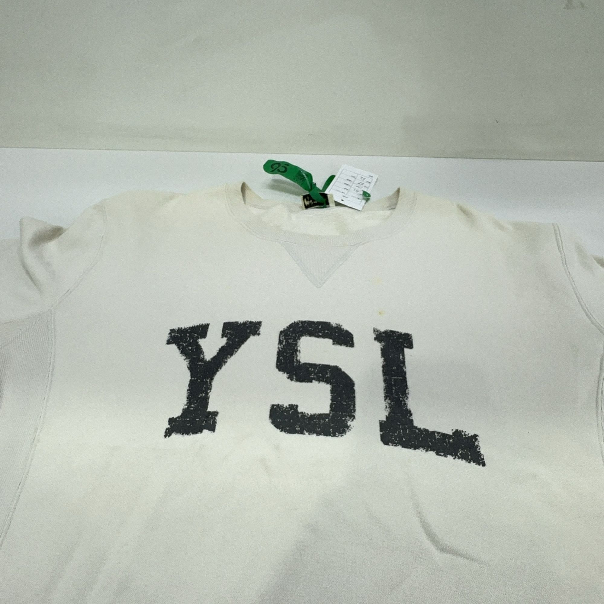 Saint Laurent Paris Saint Laurent YSL Logo Sweatshirt Size L Size US L / EU 52-54 / 3 - 6 Thumbnail