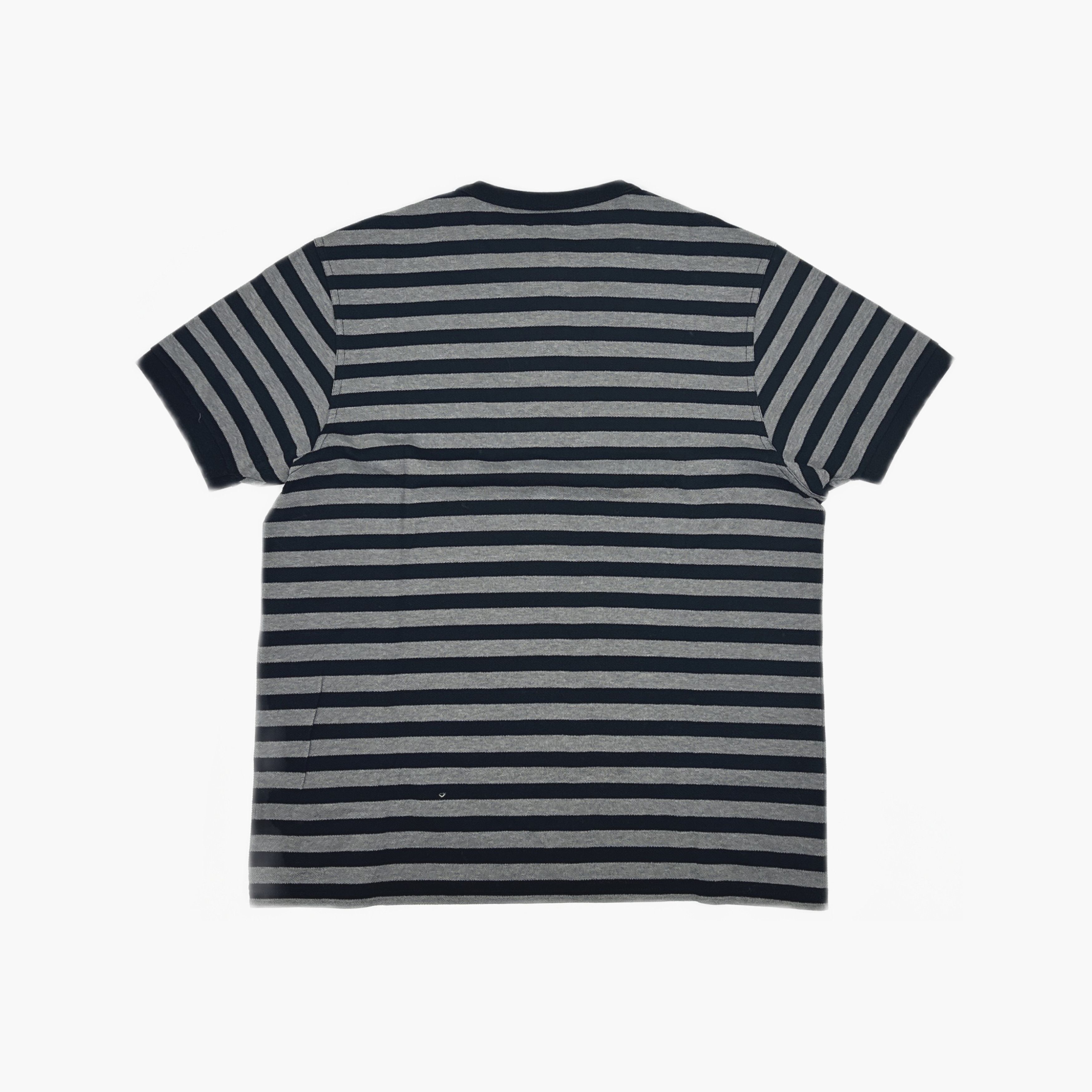 Saint Laurent Paris Saint Laurent Striped Henley T-Shirt Size XXL Size US XXL / EU 58 / 5 - 2 Thumbnail