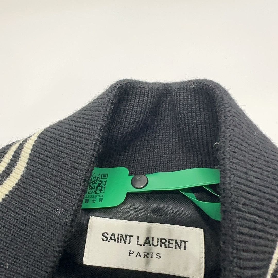 Saint Laurent Paris Saint Laurent Teddy Varsity Jacket Size 38 Size S / US 4 / IT 40 - 4 Thumbnail