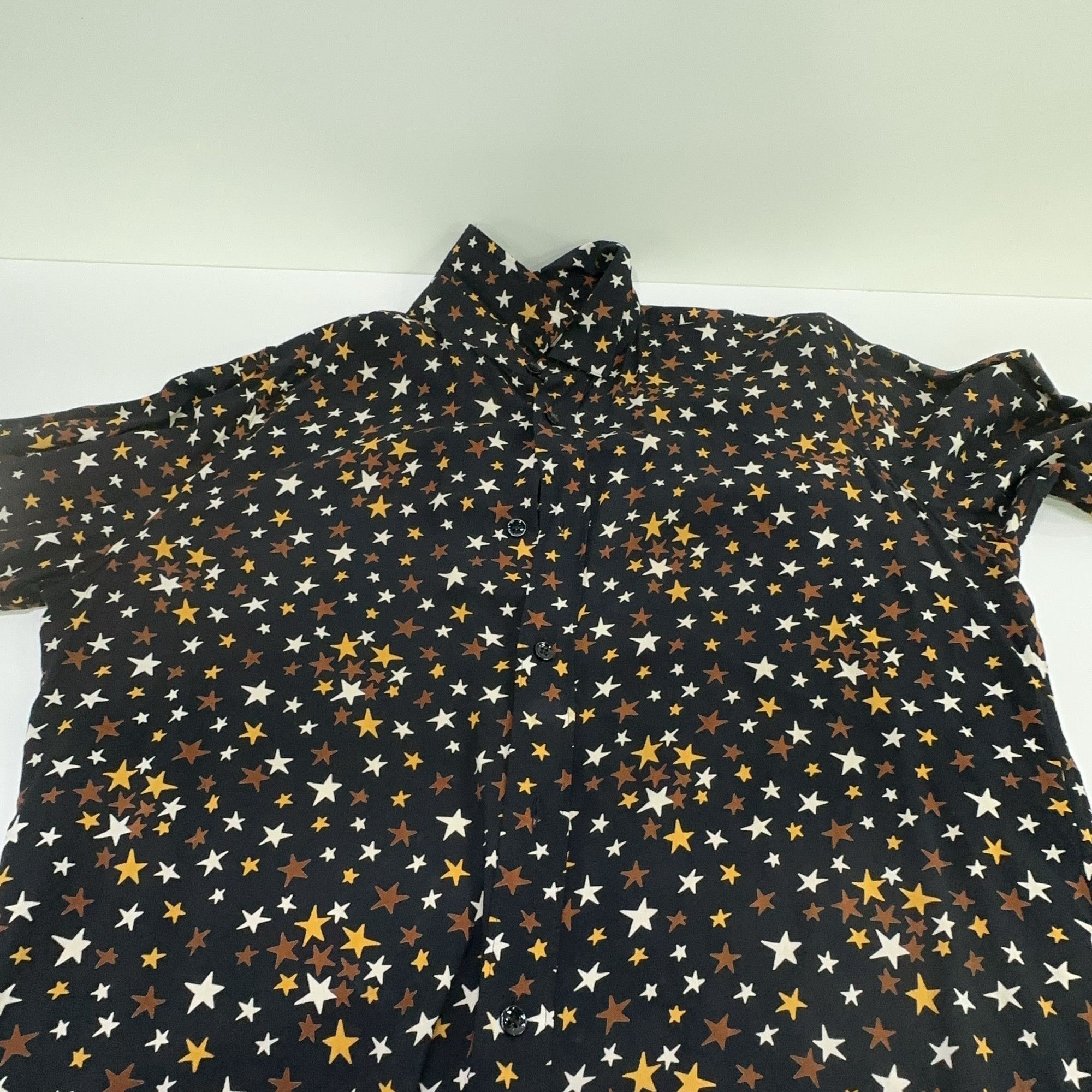 Saint Laurent Paris Saint Laurent Star Print Shirt Size M Size US XXS / EU 40 - 11 Thumbnail