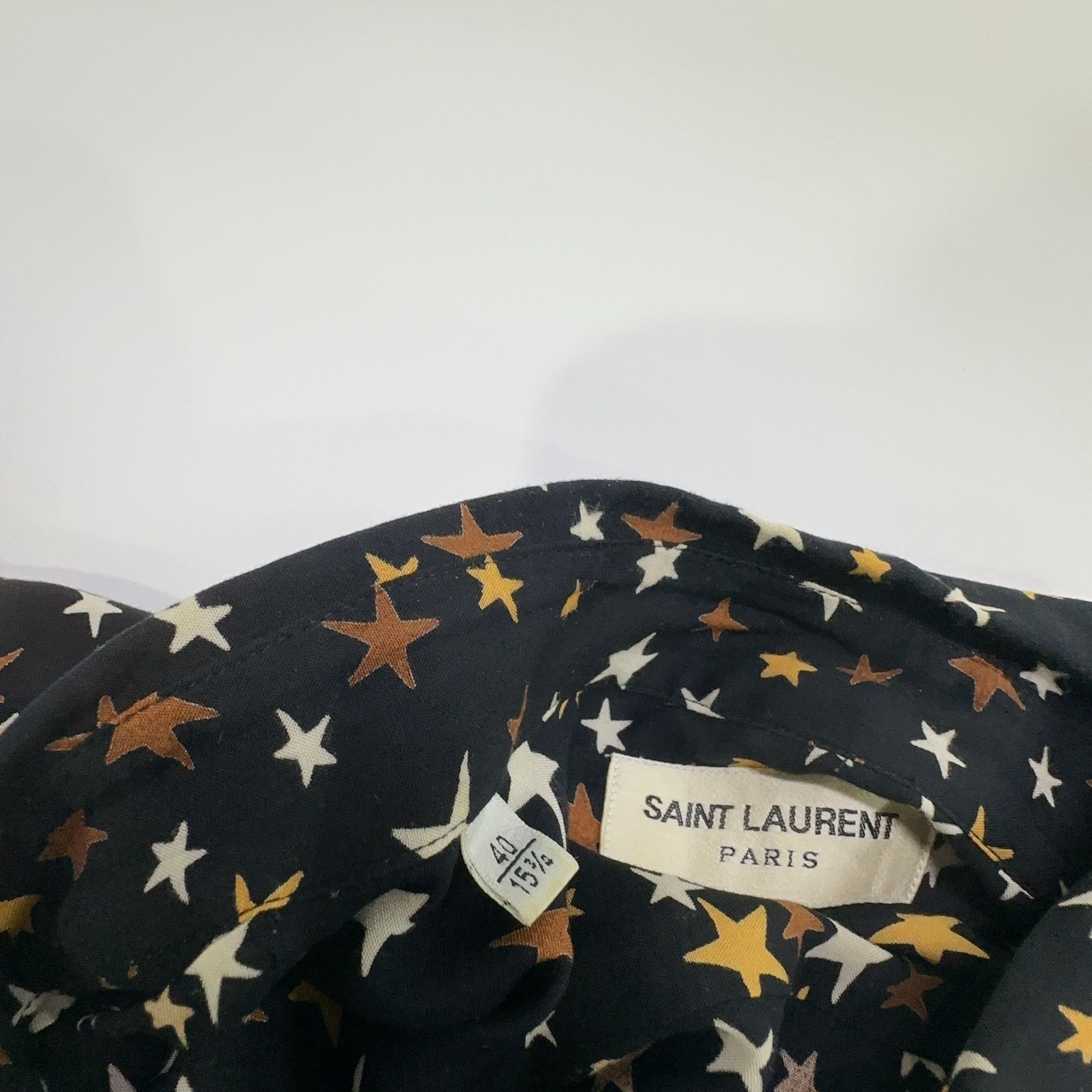 Saint Laurent Paris Saint Laurent Star Print Shirt Size M Size US XXS / EU 40 - 5 Thumbnail