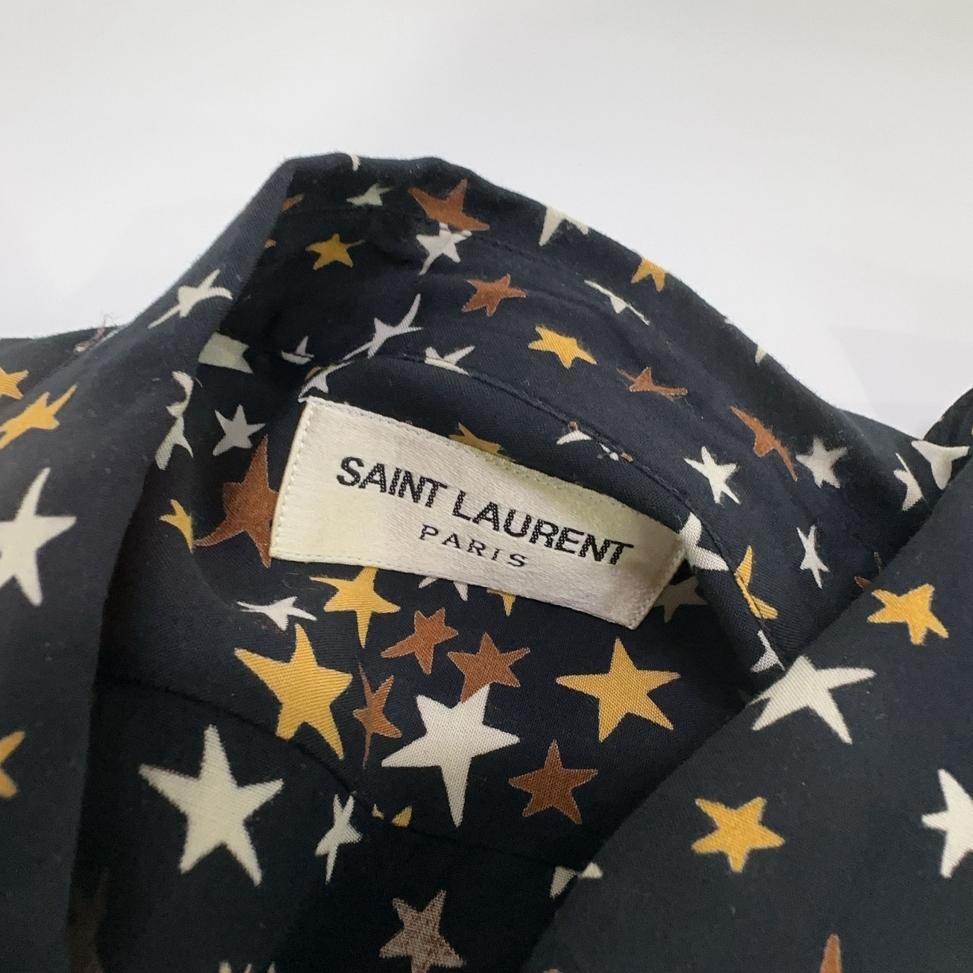 Saint Laurent Paris Saint Laurent Star Print Shirt Size M Size US XXS / EU 40 - 4 Thumbnail