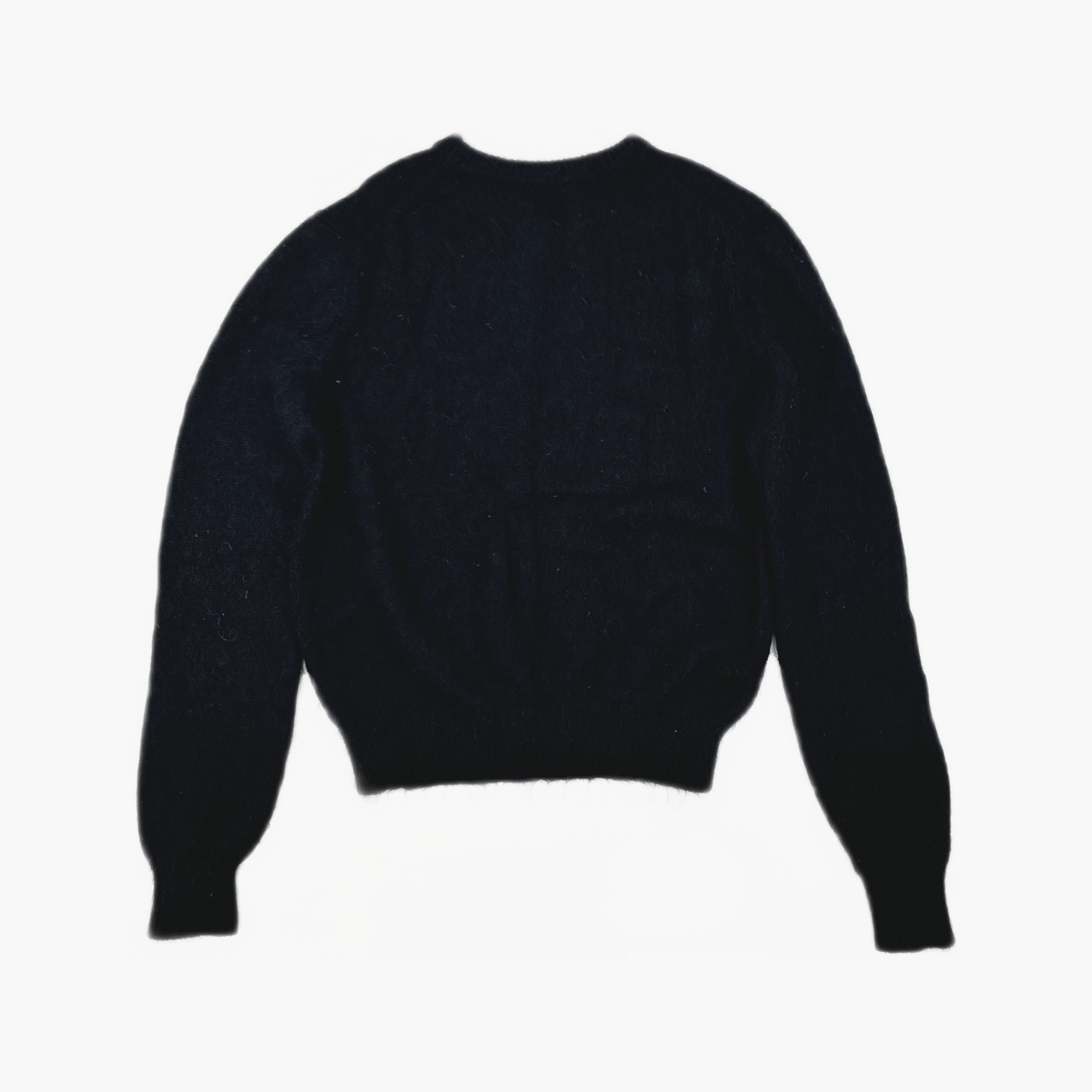 Saint Laurent Paris Saint Laurent Black Knit Sweater Size XL Size US XL / EU 56 / 4 - 2 Thumbnail