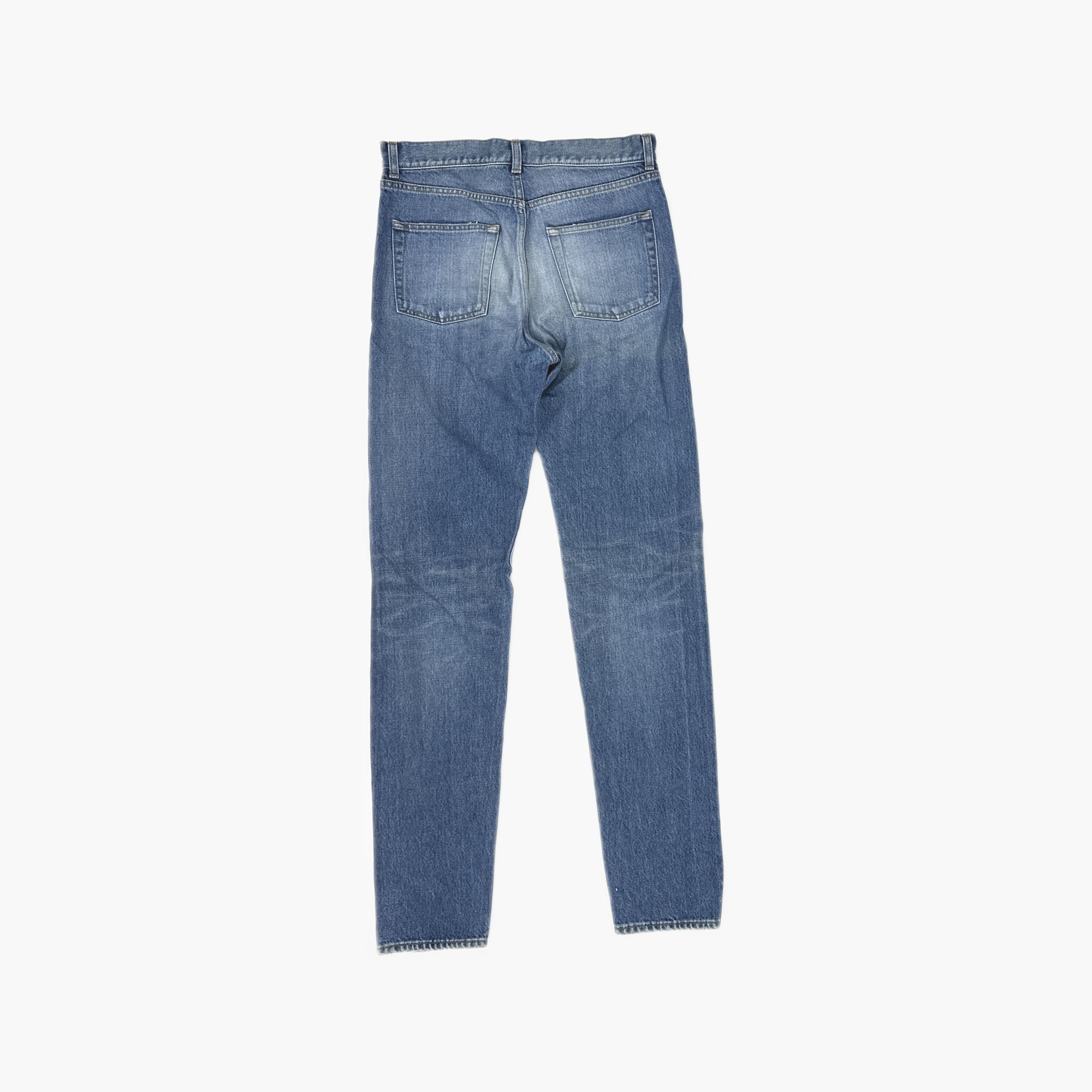 Saint Laurent Paris Saint Laurent Blue Denim Jeans Size 29 Size US 29 - 2 Thumbnail