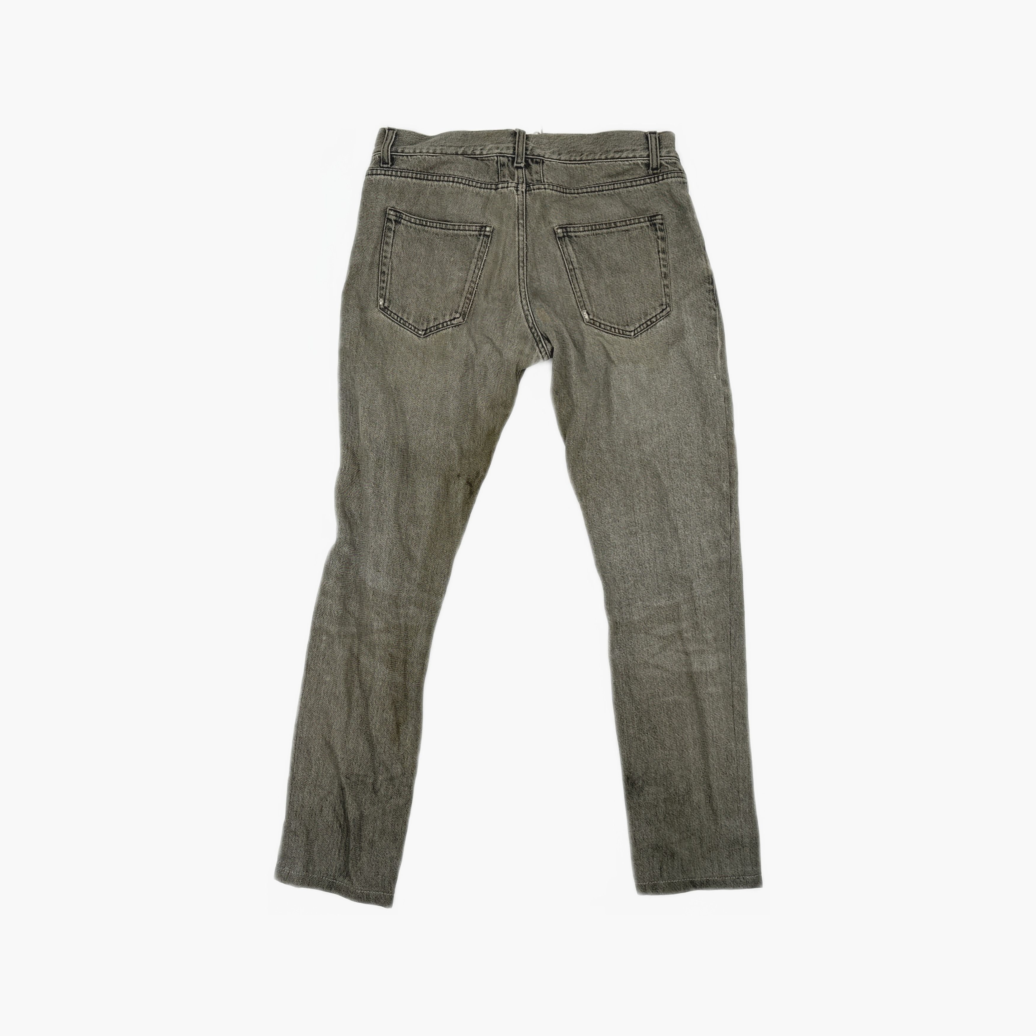 Saint Laurent Paris Saint Laurent Grey Denim Jeans Size 30 Size US 30 / EU 46 - 2 Thumbnail