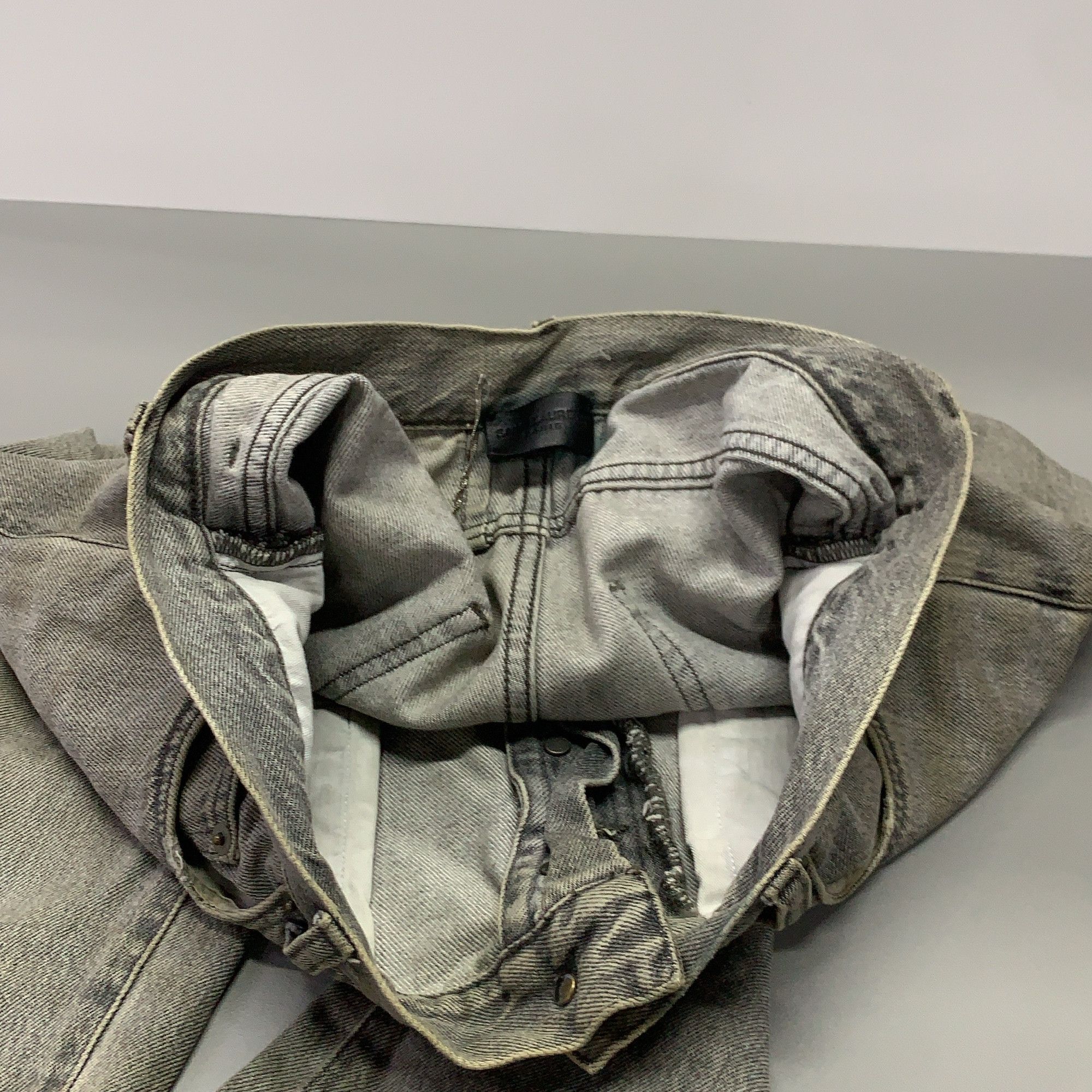 Saint Laurent Paris Saint Laurent Grey Denim Jeans Size 30 Size US 30 / EU 46 - 5 Thumbnail