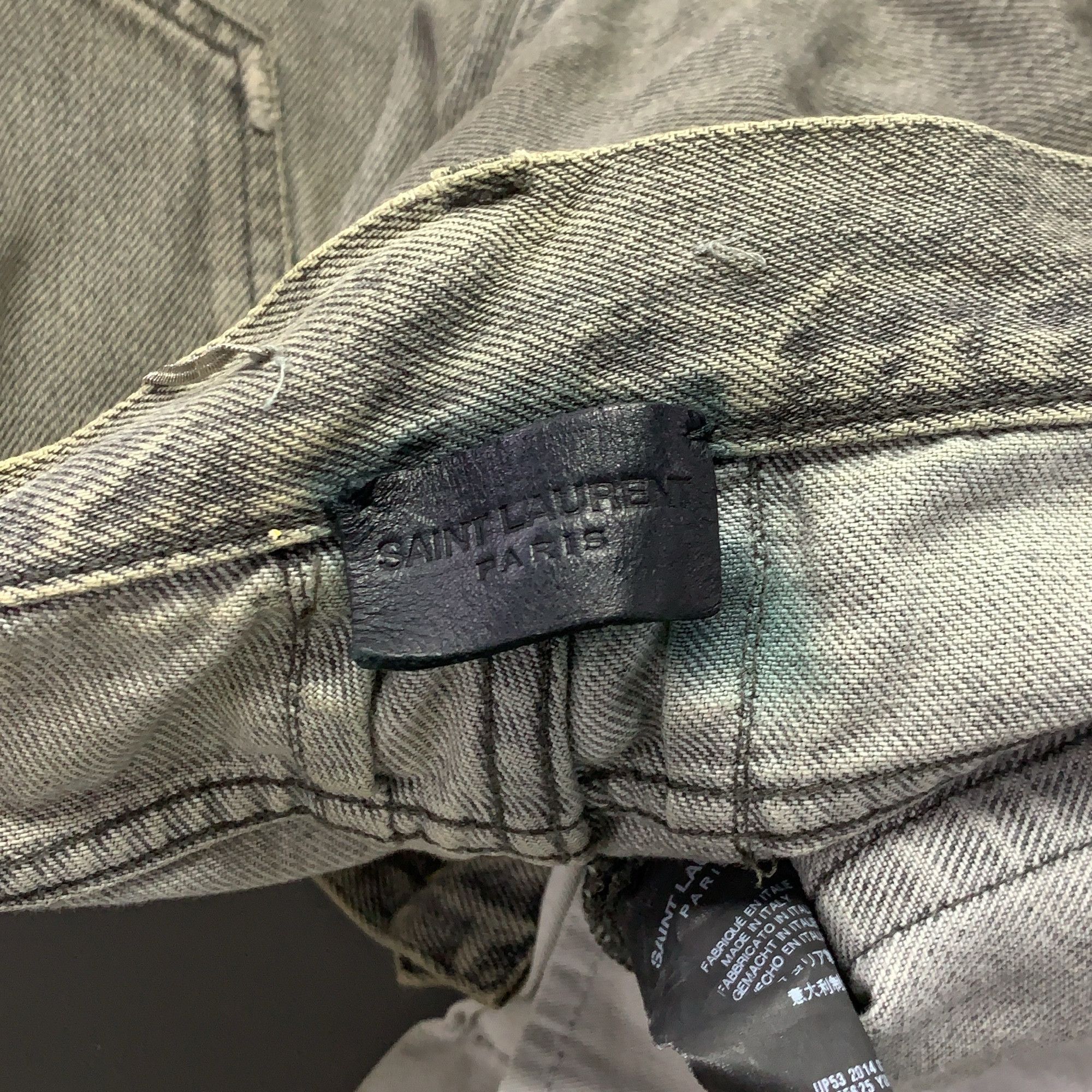 Saint Laurent Paris Saint Laurent Grey Denim Jeans Size 30 Size US 30 / EU 46 - 4 Thumbnail