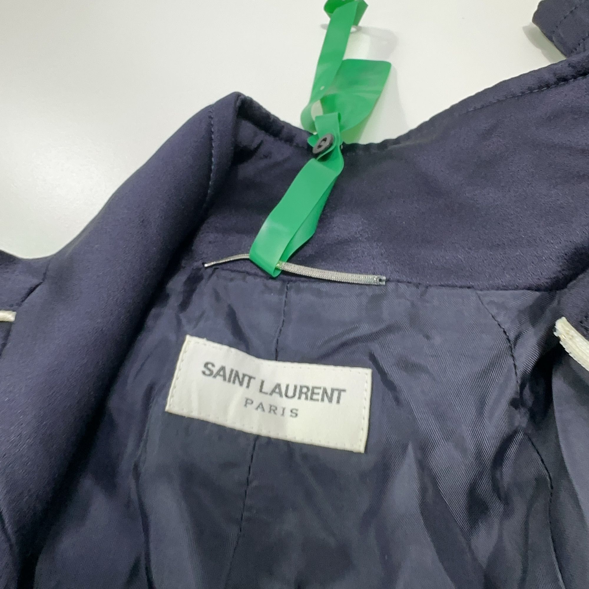 Saint Laurent Paris Saint Laurent Contrast Piping Track Jacket US S Size US S / EU 44-46 / 1 - 5 Thumbnail