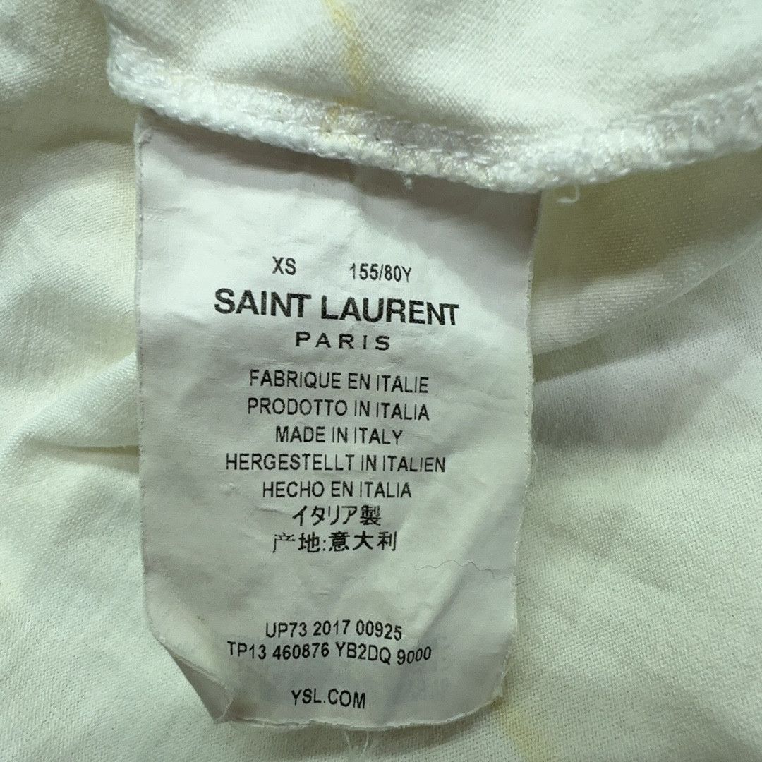 Saint Laurent Paris Saint Laurent Logo T-Shirt XS Size XS / US 0-2 / IT 36-38 - 4 Thumbnail