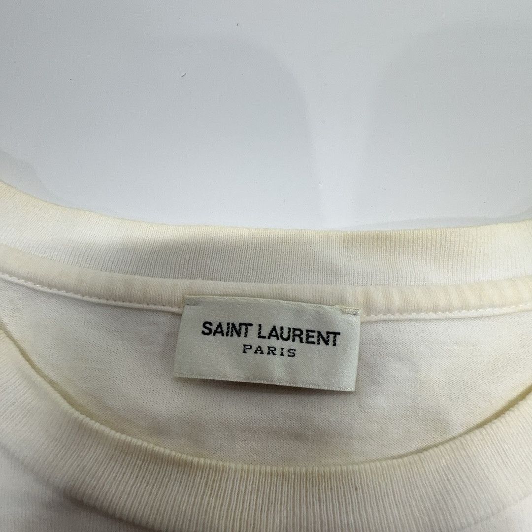 Saint Laurent Paris Saint Laurent Logo T-Shirt XS Size XS / US 0-2 / IT 36-38 - 3 Thumbnail