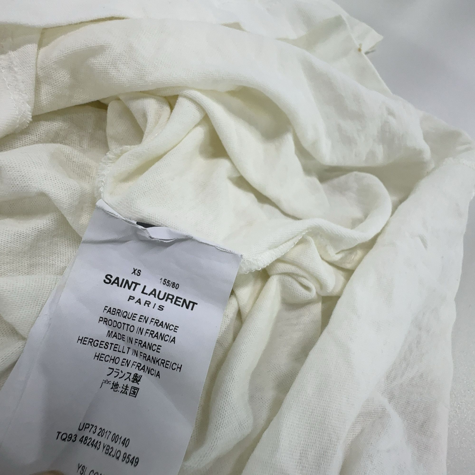 Saint Laurent Paris Saint Laurent Lip Print T-Shirt Size XS Size US XS / EU 42 / 0 - 3 Thumbnail