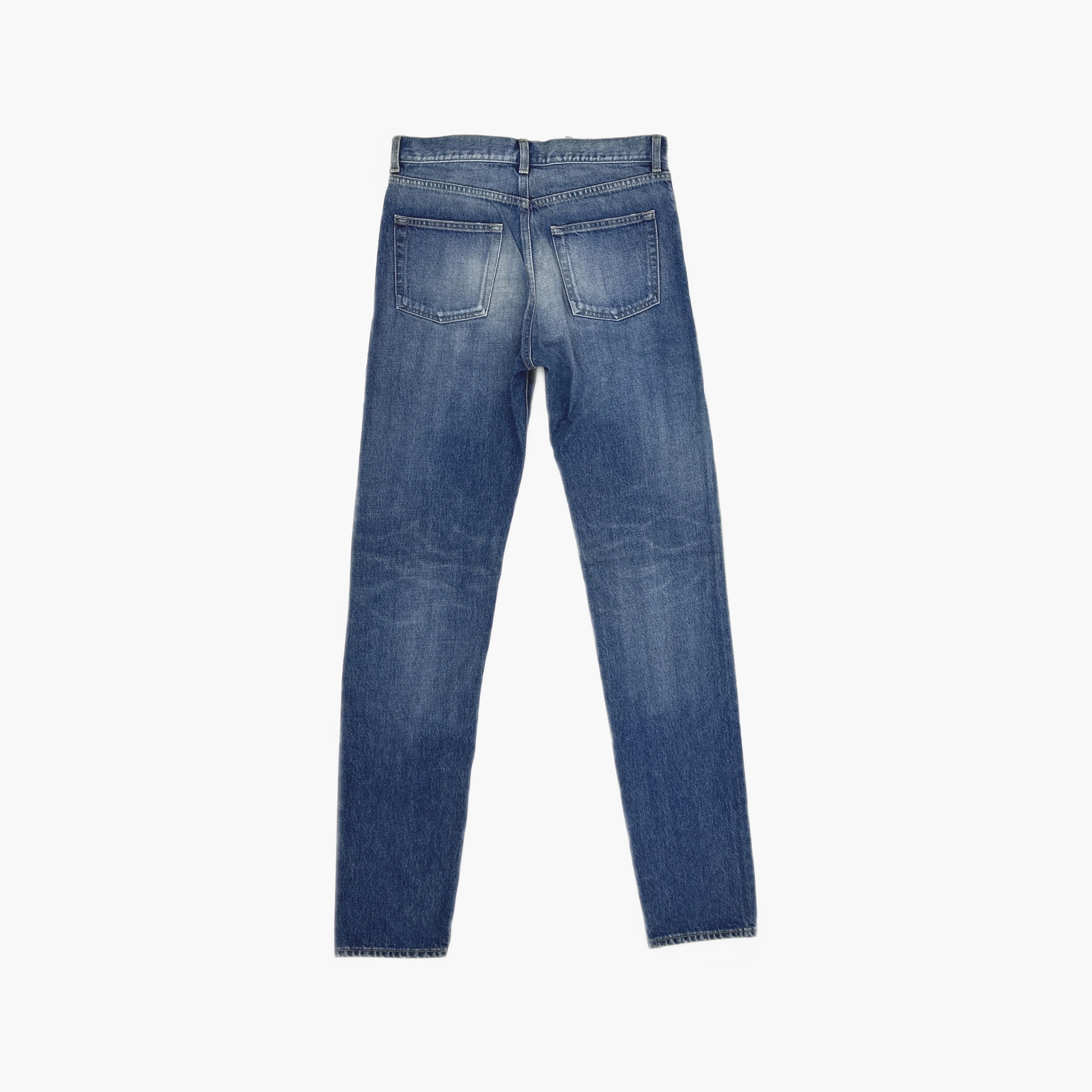 Saint Laurent Paris Saint Laurent Blue Denim Jeans Size 29 Size US 29 - 2 Thumbnail