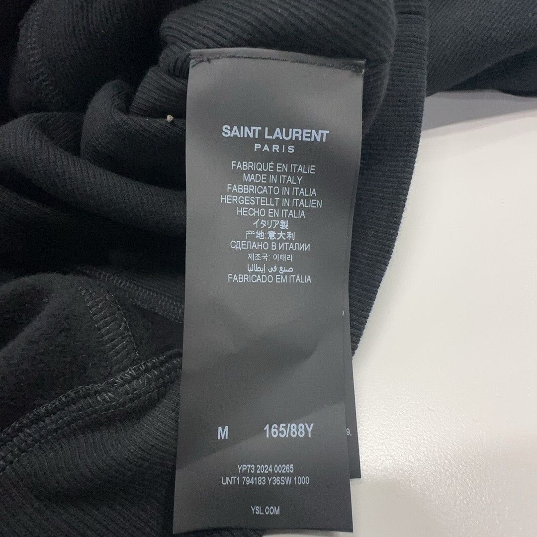 Saint Laurent Paris Saint Laurent Half-Zip Pullover Sweatshirt M Size M / US 6-8 / IT 42-44 - 3 Thumbnail