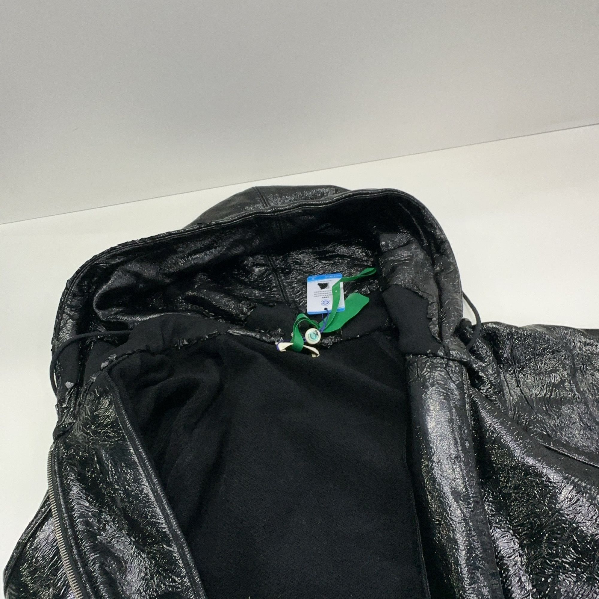 Saint Laurent Paris Saint Laurent Leather Zip Hoodie Size M Size US M / EU 48-50 / 2 - 7 Thumbnail