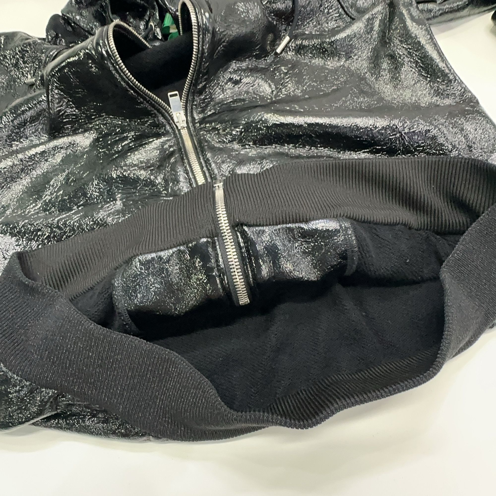 Saint Laurent Paris Saint Laurent Leather Zip Hoodie Size M Size US M / EU 48-50 / 2 - 8 Thumbnail