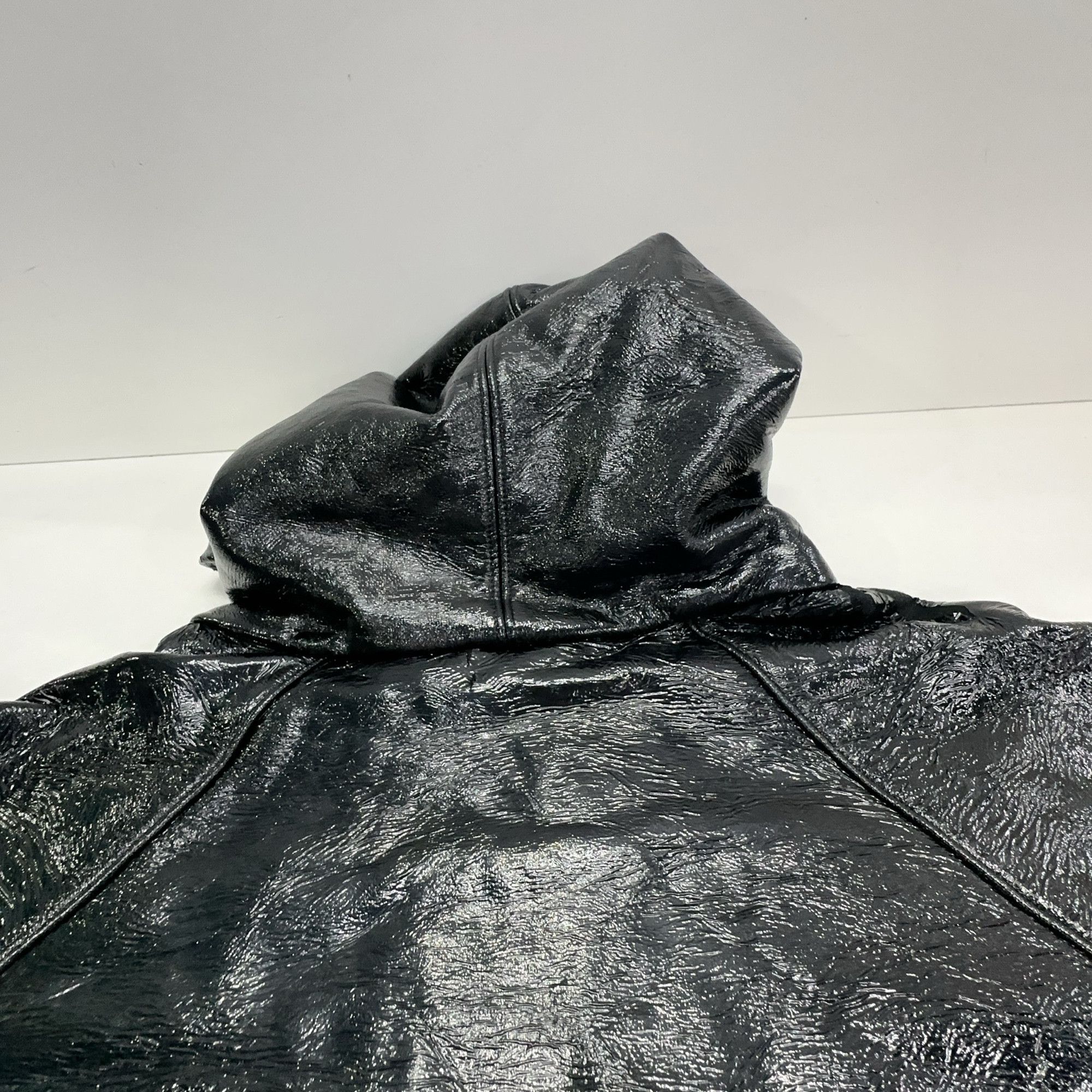 Saint Laurent Paris Saint Laurent Leather Zip Hoodie Size M Size US M / EU 48-50 / 2 - 14 Thumbnail