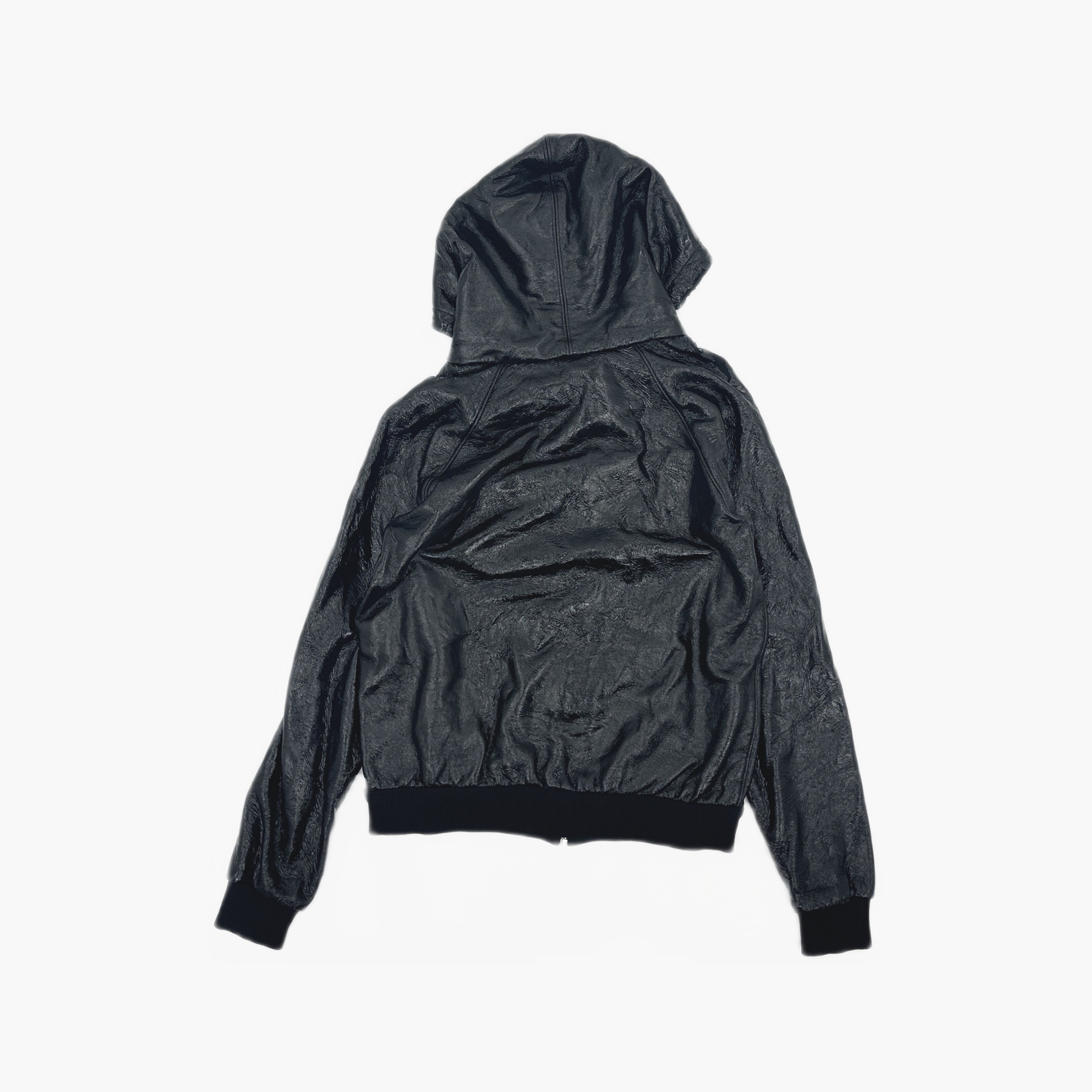 Saint Laurent Paris Saint Laurent Leather Zip Hoodie Size M Size US M / EU 48-50 / 2 - 2 Thumbnail