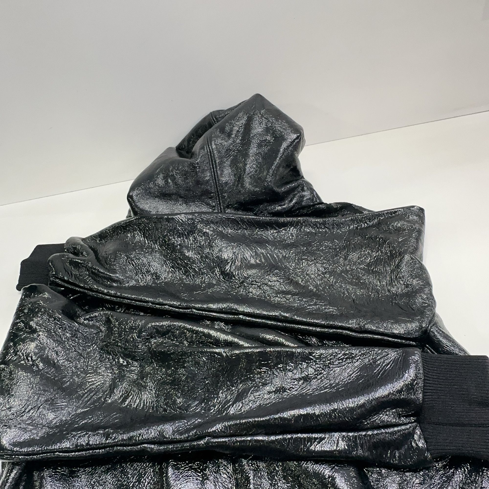 Saint Laurent Paris Saint Laurent Leather Zip Hoodie Size M Size US M / EU 48-50 / 2 - 12 Thumbnail