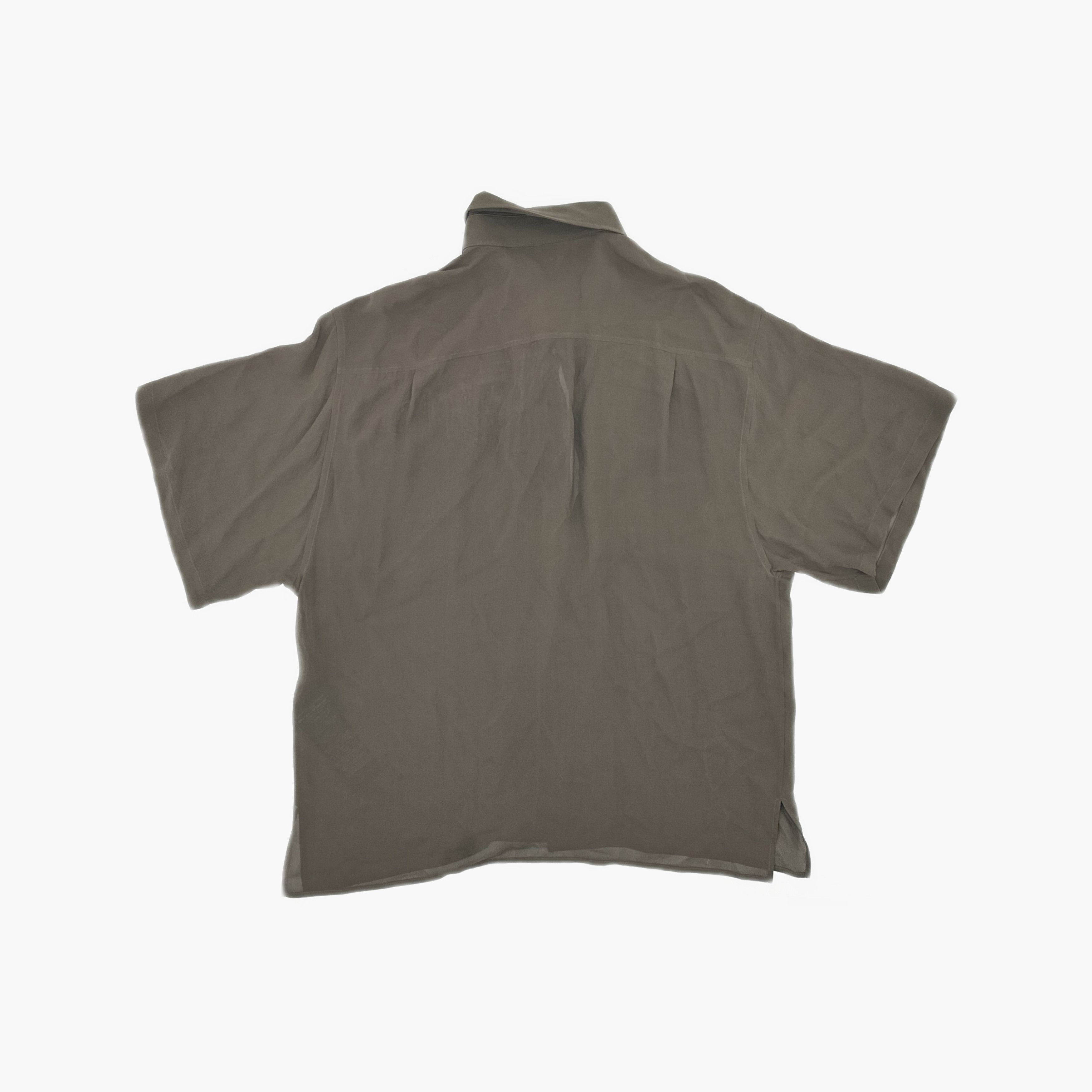 Saint Laurent Paris Saint Laurent Silk Button Up Shirt Size M Size US M / EU 48-50 / 2 - 2 Thumbnail