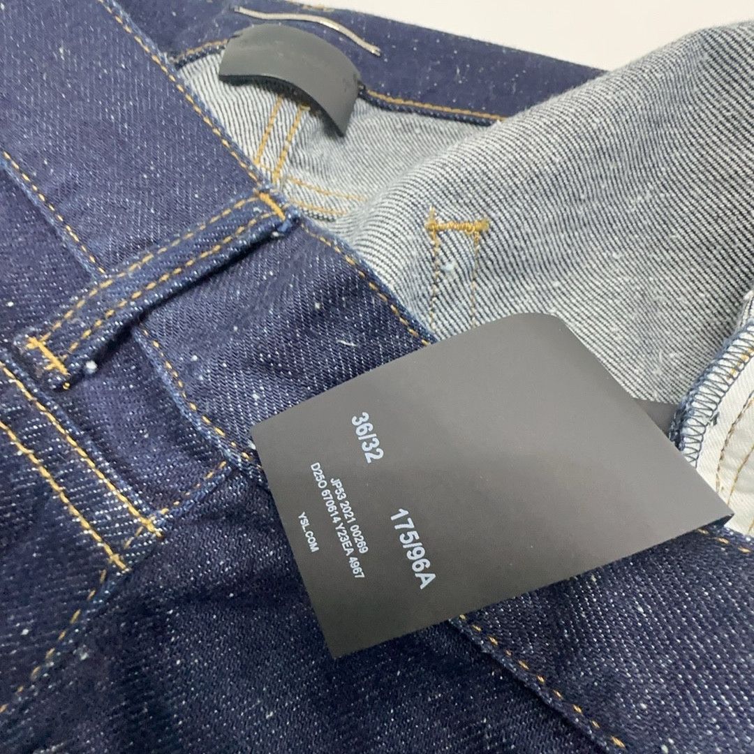 Saint Laurent Paris Saint Laurent Speckled Denim Jeans Size 36 Size US 36 / EU 52 - 3 Thumbnail