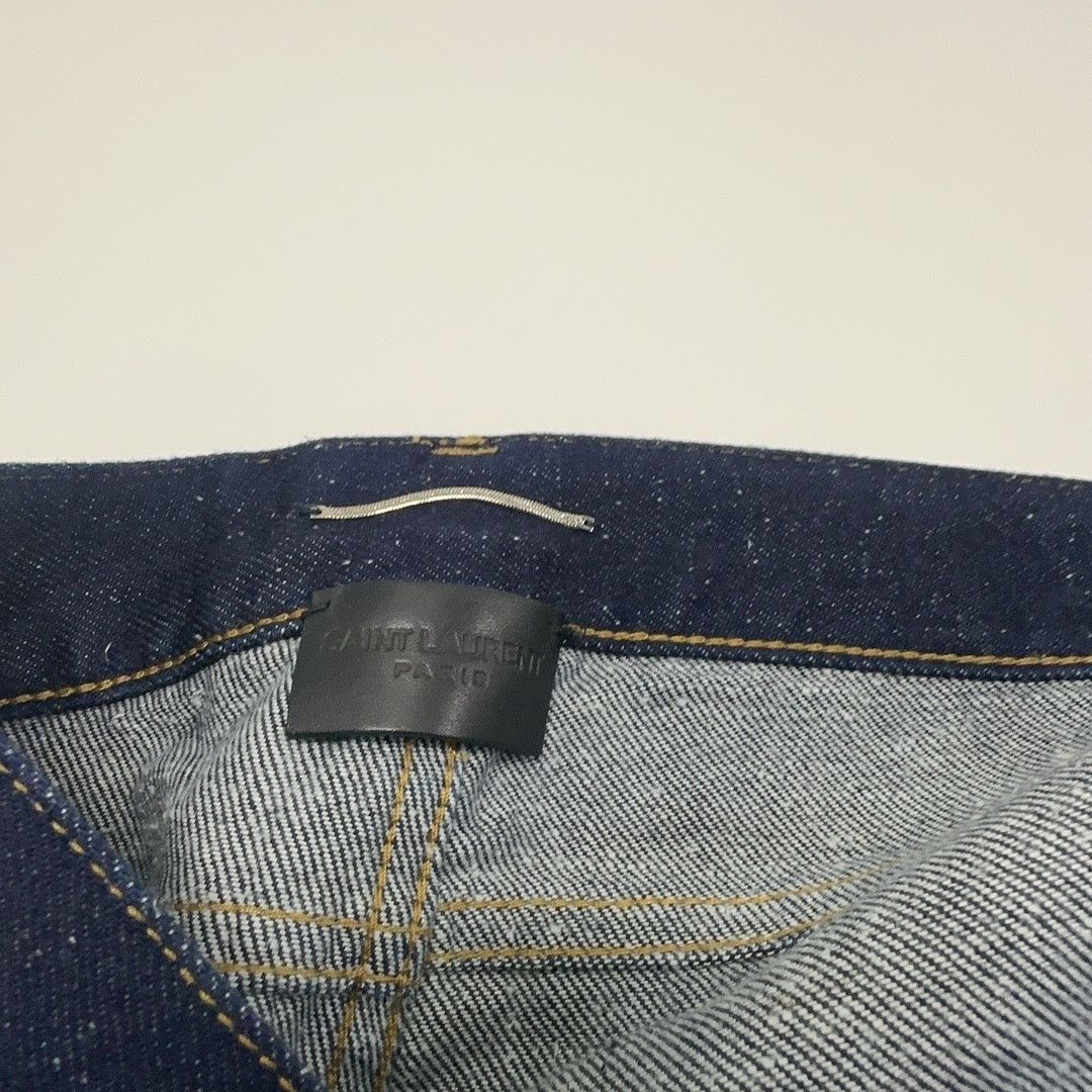 Saint Laurent Paris Saint Laurent Speckled Denim Jeans Size 36 Size US 36 / EU 52 - 4 Thumbnail