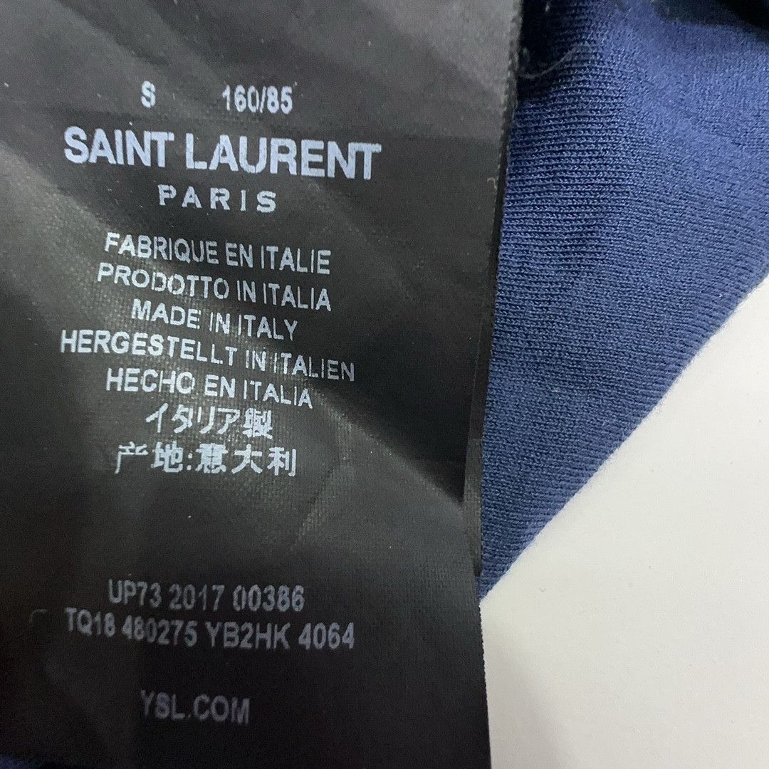 Saint Laurent Paris Saint Laurent Universite Logo T-Shirt Size S Size US S / EU 44-46 / 1 - 4 Thumbnail