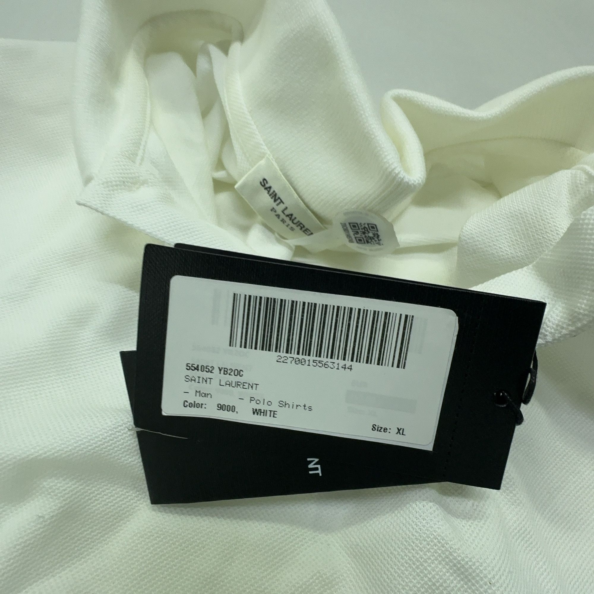 Saint Laurent Paris Saint Laurent Embroidered Logo Polo Shirt Size XL Size US XL / EU 56 / 4 - 5 Thumbnail