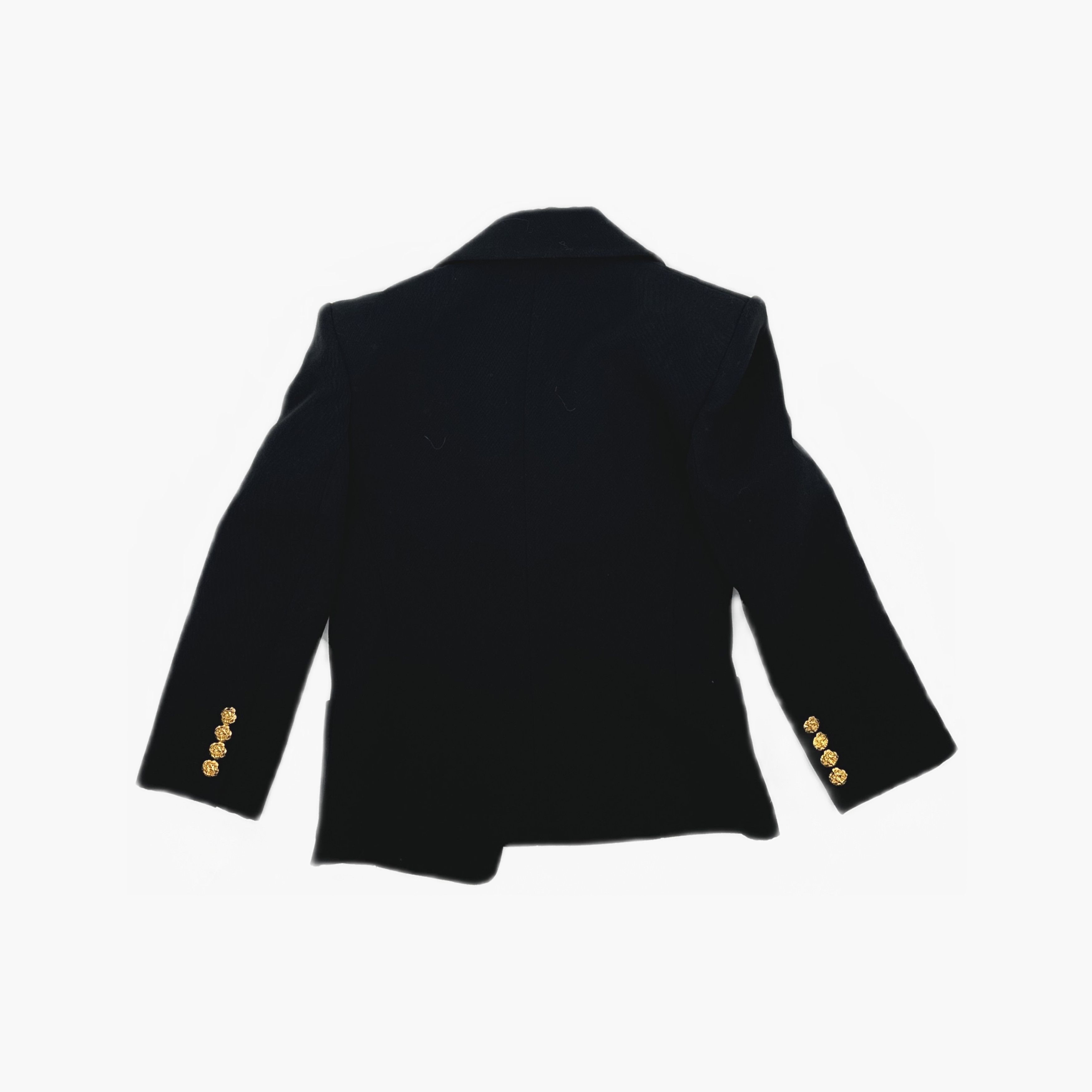 Saint Laurent Paris Saint Laurent Wool Gold Button Blazer Size 34 Size XS / US 0-2 / IT 36-38 - 2 Thumbnail