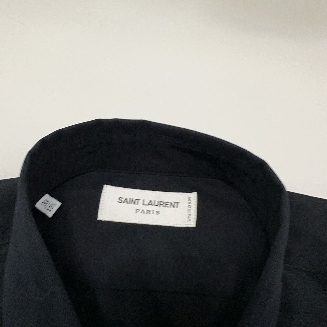 Saint Laurent Paris Saint Laurent Uniform Button Up Shirt Size 39 Size US M / EU 48-50 / 2 - 5 Thumbnail