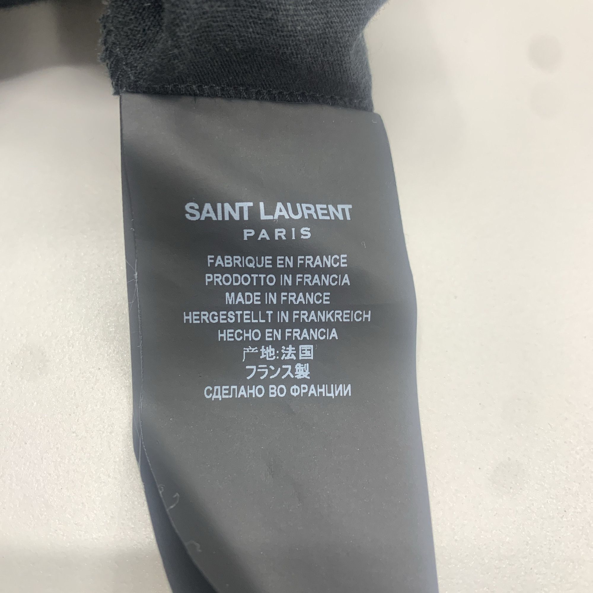Saint Laurent Paris Saint Laurent Logo T-Shirt Size M Size US M / EU 48-50 / 2 - 4 Thumbnail