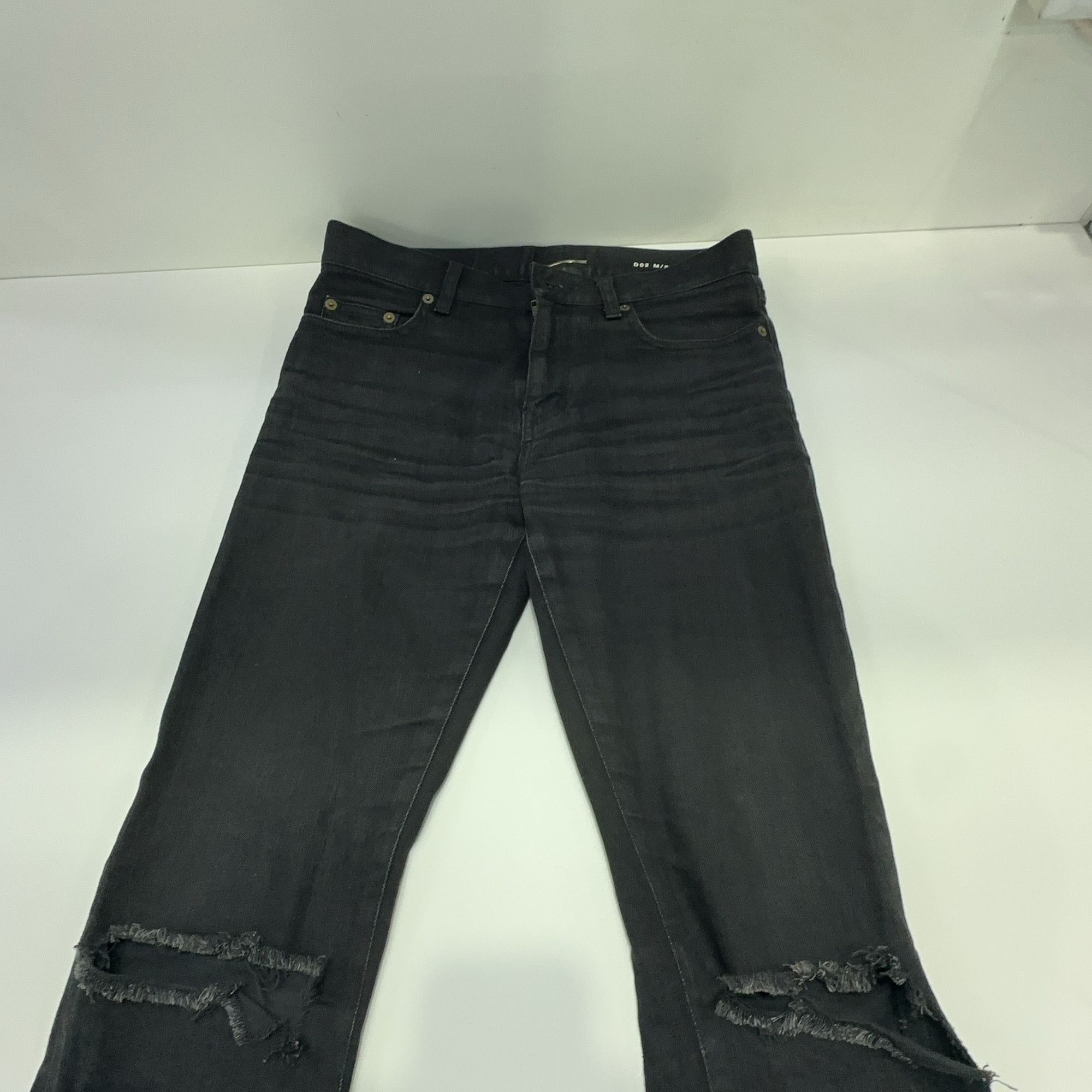 Saint Laurent Paris Saint Laurent D02 Distressed Denim Jeans Size 29 Size US 29 - 6 Thumbnail
