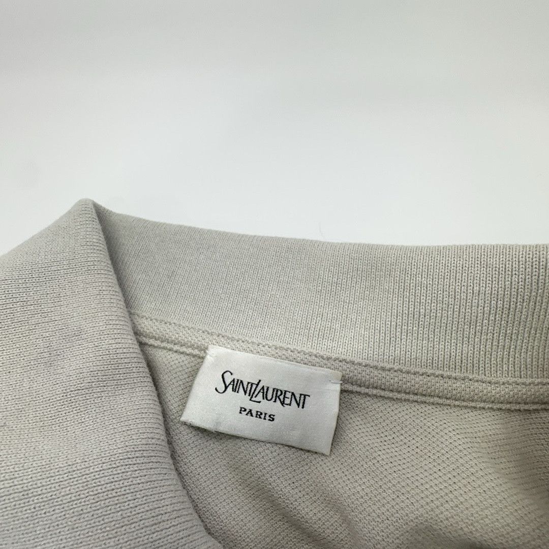 Saint Laurent Paris Saint Laurent YSL Logo Polo Shirt Size XS Size XS / US 0-2 / IT 36-38 - 3 Thumbnail
