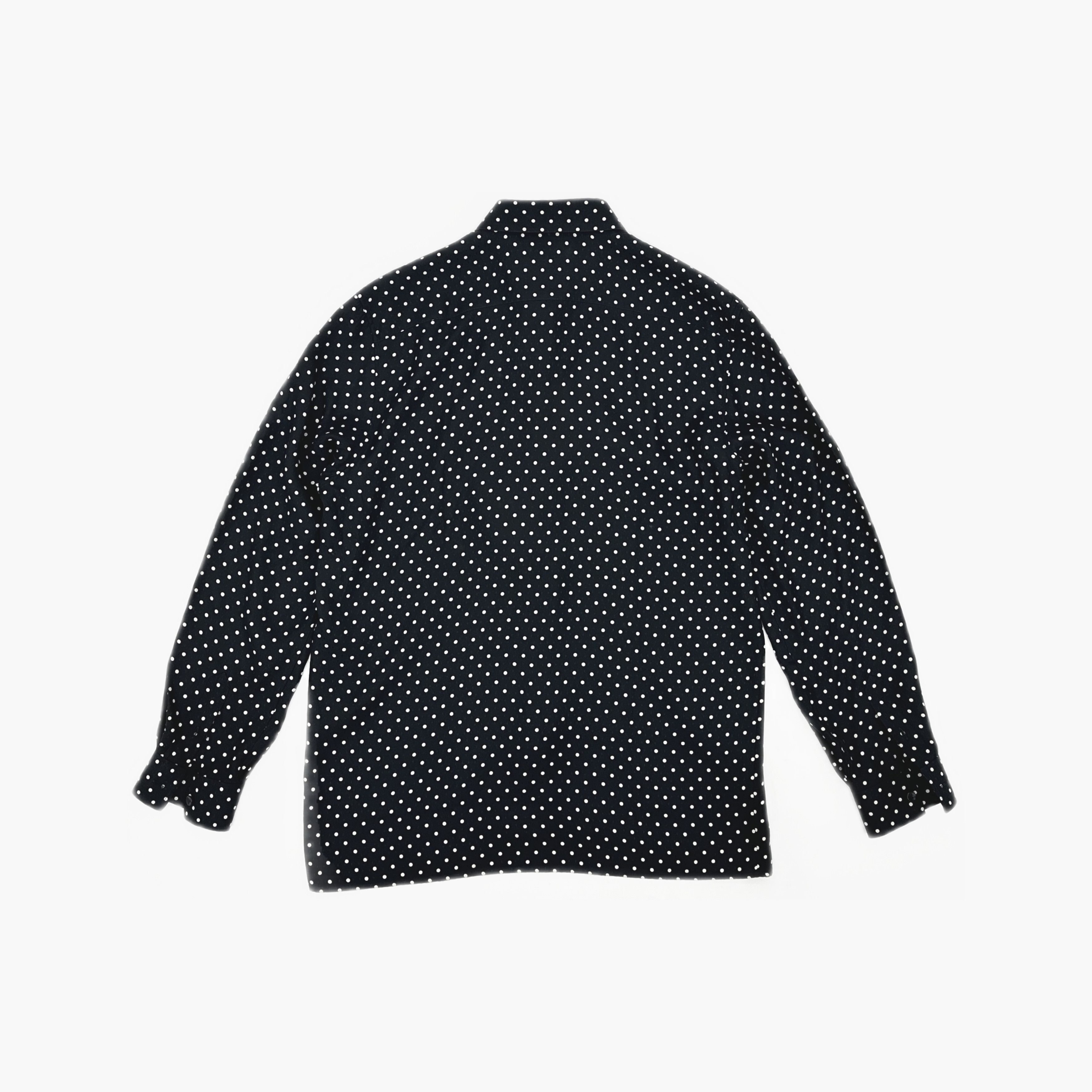 Saint Laurent Paris Saint Laurent Polka Dot Silk Shirt Size S Size US S / EU 44-46 / 1 - 2 Thumbnail