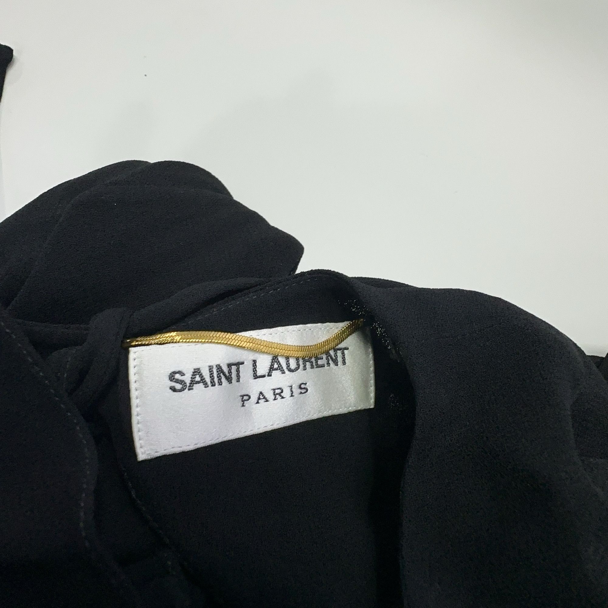 Saint Laurent Paris Saint Laurent Long Sleeve Mini Dress Size FR 36 Size XS / US 0-2 / IT 36-38 - 4 Thumbnail