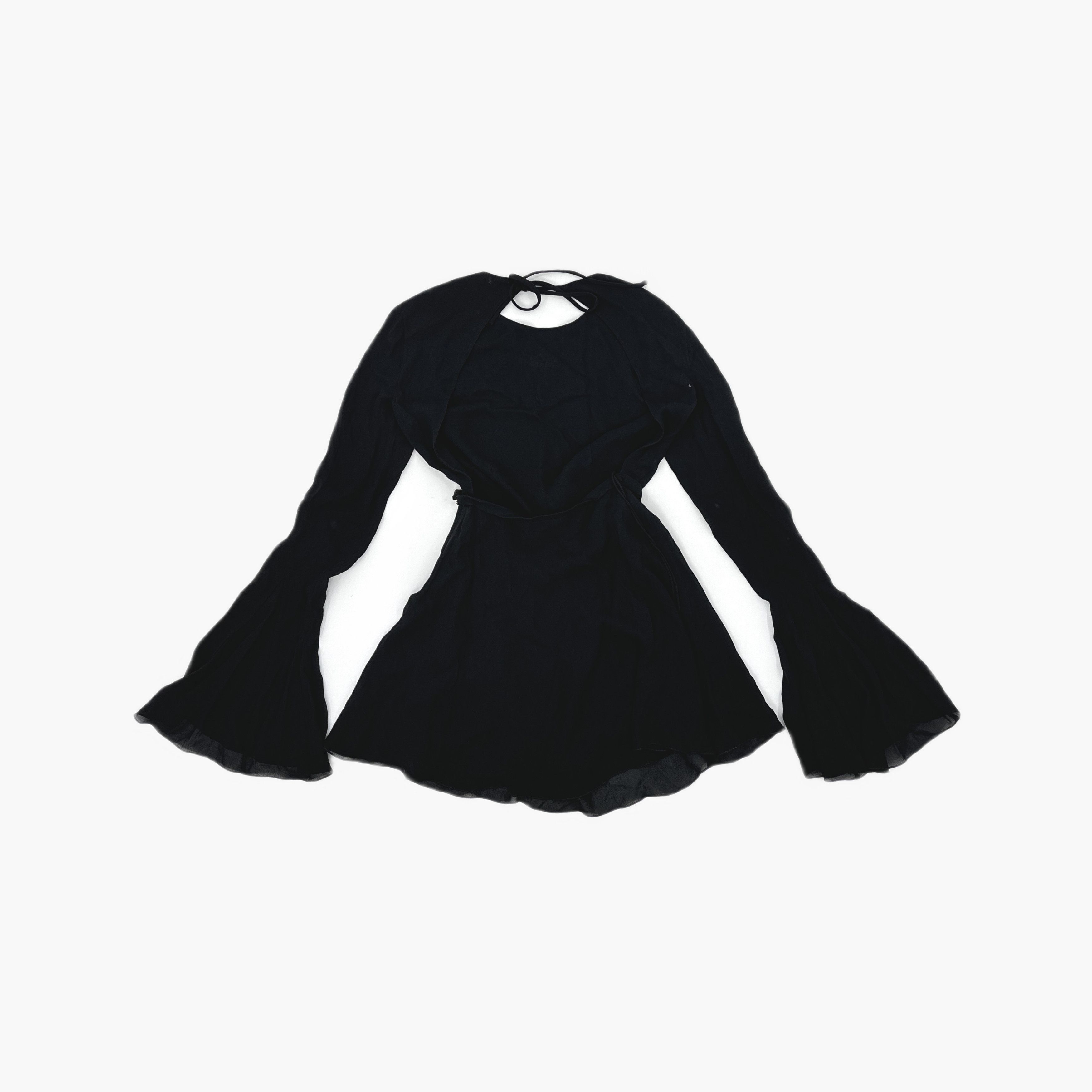 Saint Laurent Paris Saint Laurent Long Sleeve Mini Dress Size FR 36 Size XS / US 0-2 / IT 36-38 - 2 Thumbnail
