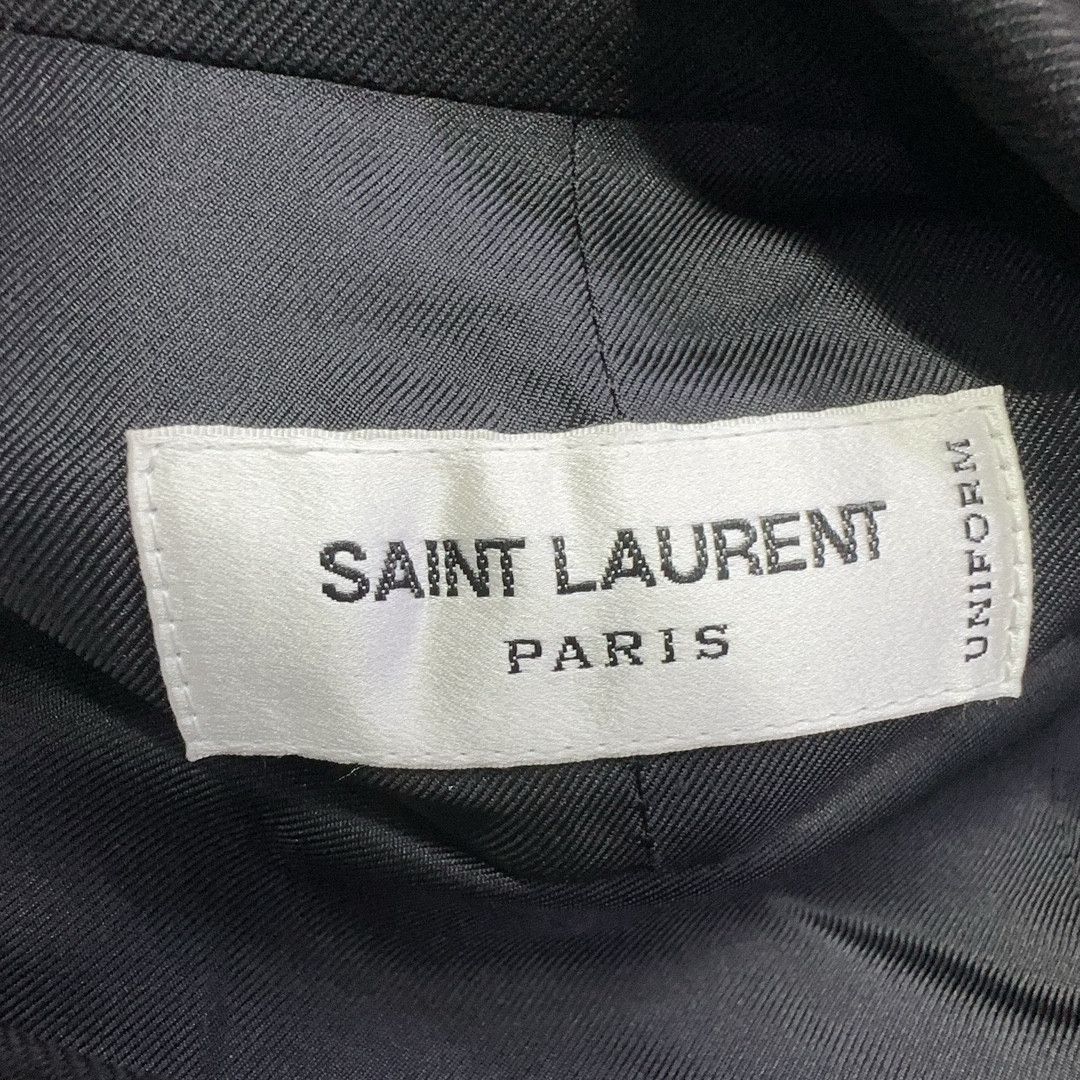 Saint Laurent Paris Saint Laurent Single-Breasted Blazer F38 Size S / US 4 / IT 40 - 4 Thumbnail