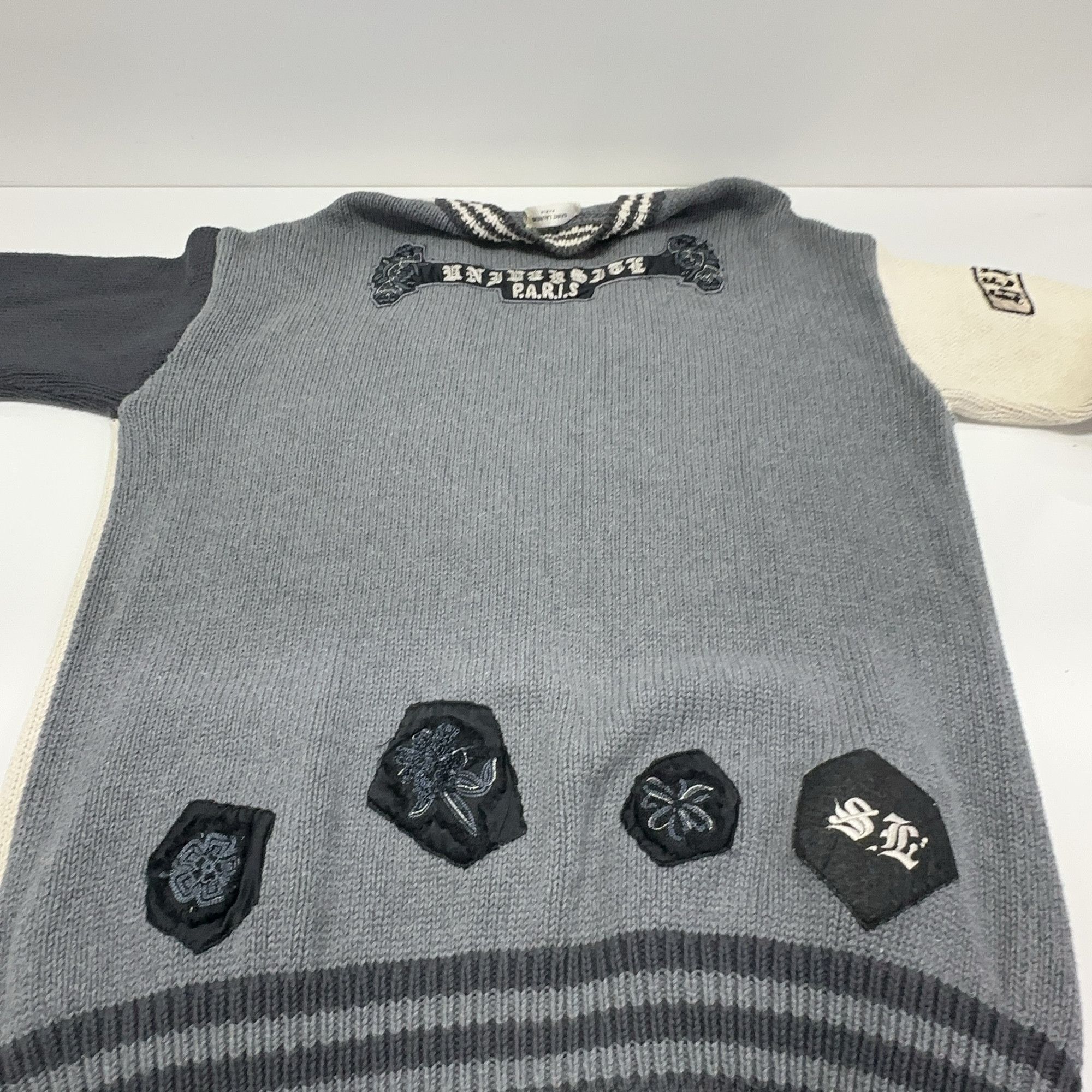 Saint Laurent Paris Saint Laurent Embroidered Patchwork Cardigan Size XS Size US XS / EU 42 / 0 - 14 Thumbnail