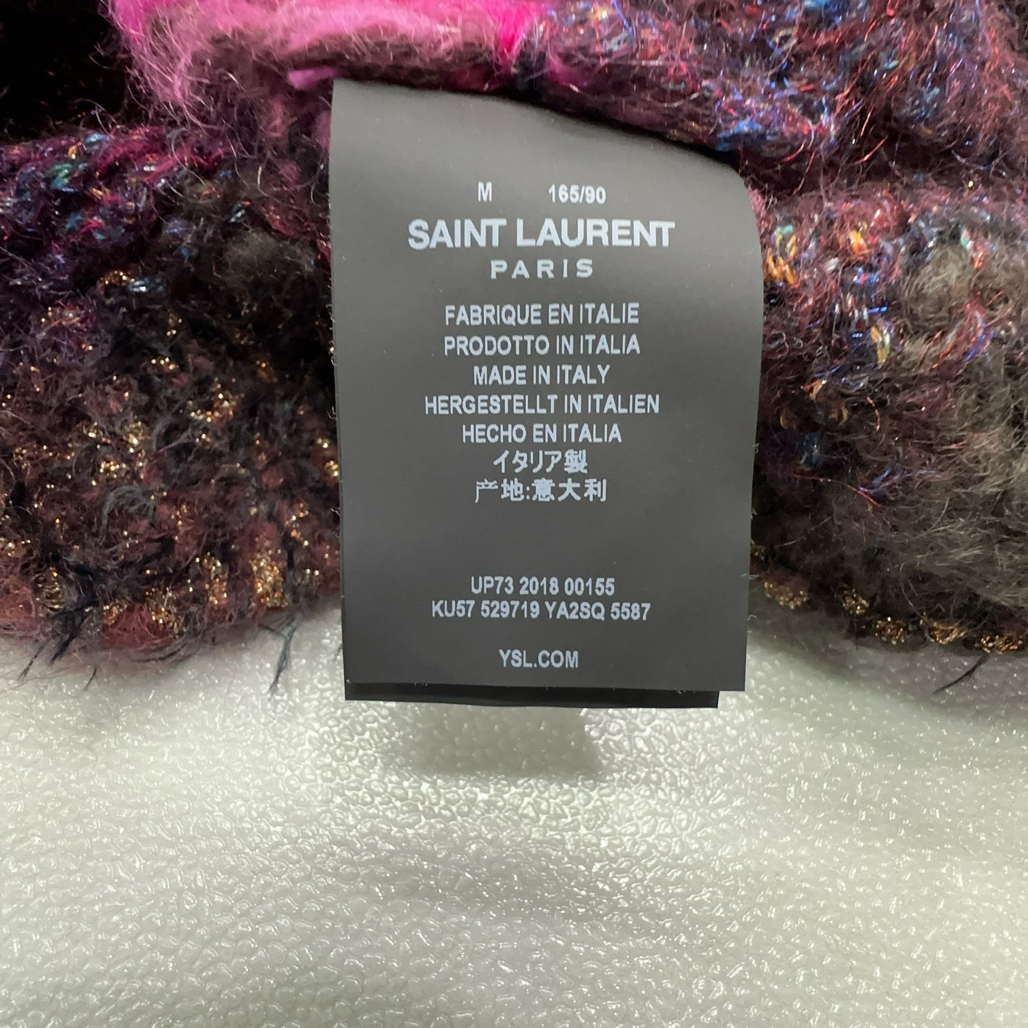 Saint Laurent Paris Saint Laurent Abstract Mohair Blend Sweater Size M Size M / US 6-8 / IT 42-44 - 3 Thumbnail