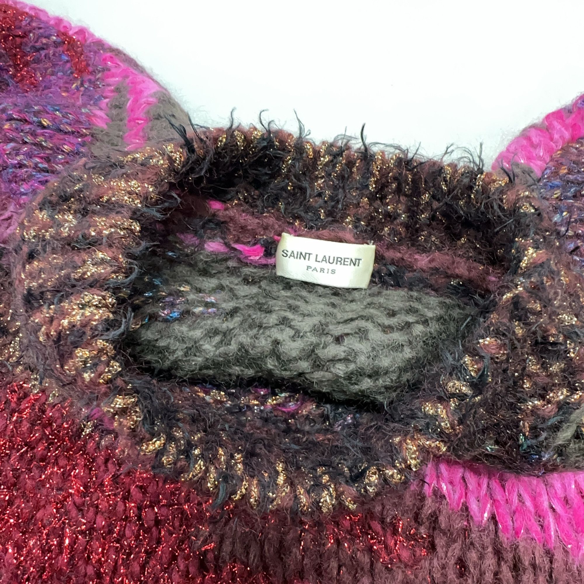 Saint Laurent Paris Saint Laurent Abstract Mohair Blend Sweater Size M Size M / US 6-8 / IT 42-44 - 5 Thumbnail