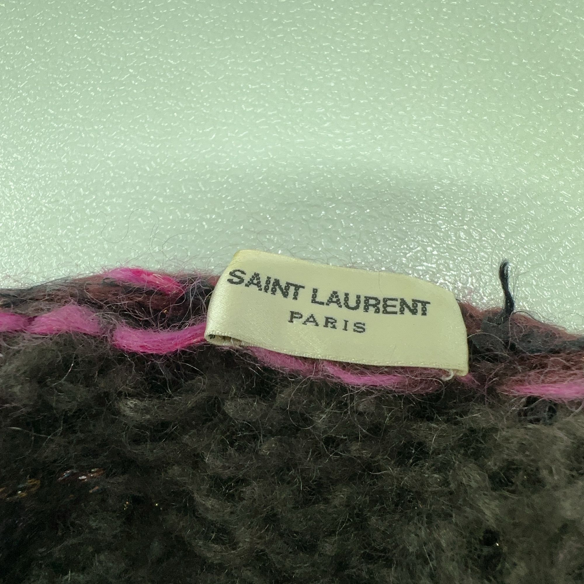 Saint Laurent Paris Saint Laurent Abstract Mohair Blend Sweater Size M Size M / US 6-8 / IT 42-44 - 4 Thumbnail