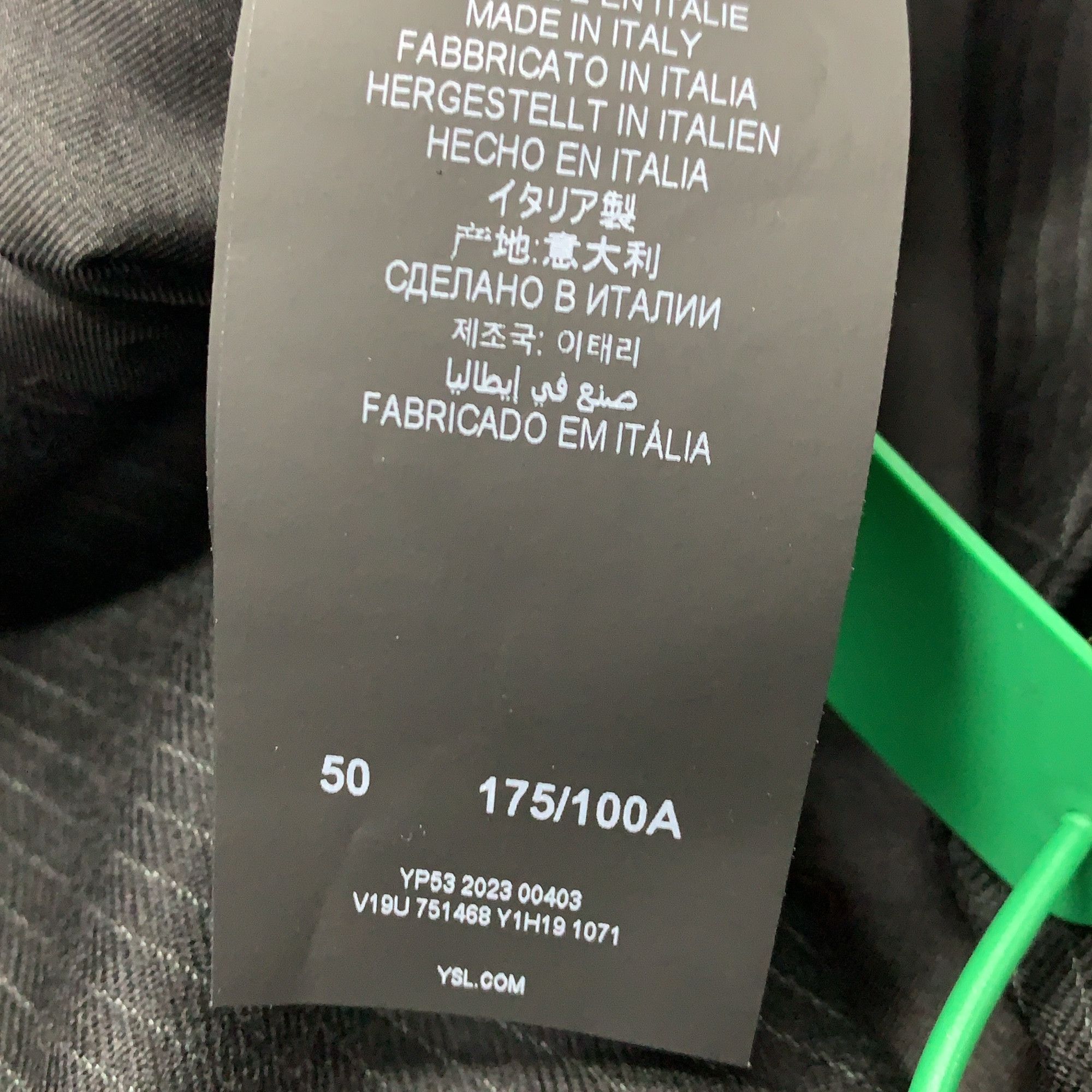 Saint Laurent Paris Saint Laurent Pinstripe Blazer Size 50 Size 40R - 2 Thumbnail