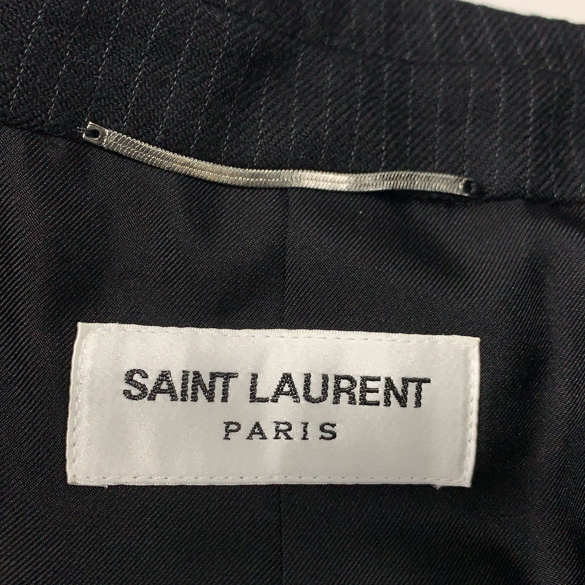 Saint Laurent Paris Saint Laurent Pinstripe Blazer Size 50 Size 40R - 4 Thumbnail