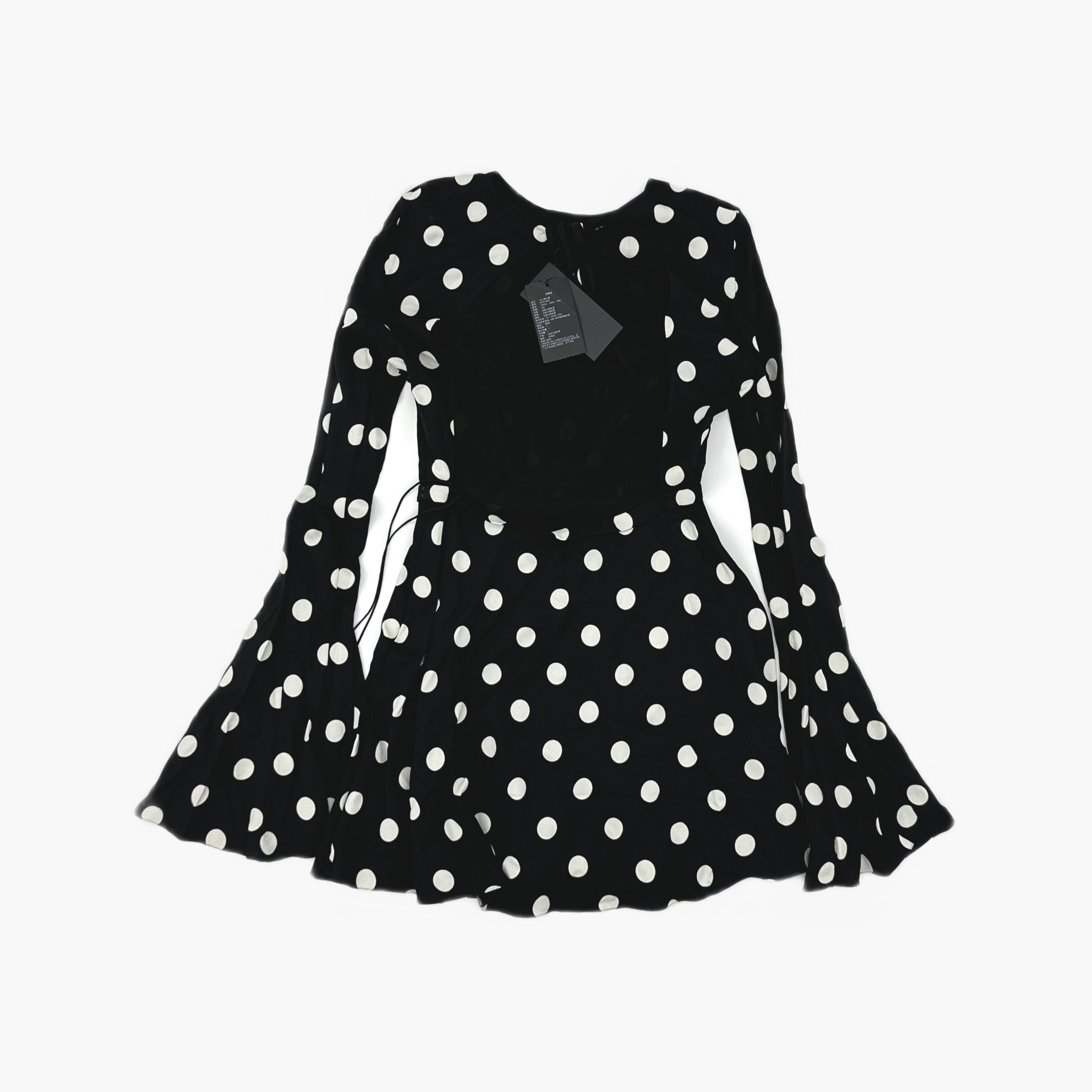 Saint Laurent Paris Saint Laurent Polka Dot Tie Back Dress Size 38 Size S / US 4 / IT 40 - 2 Thumbnail