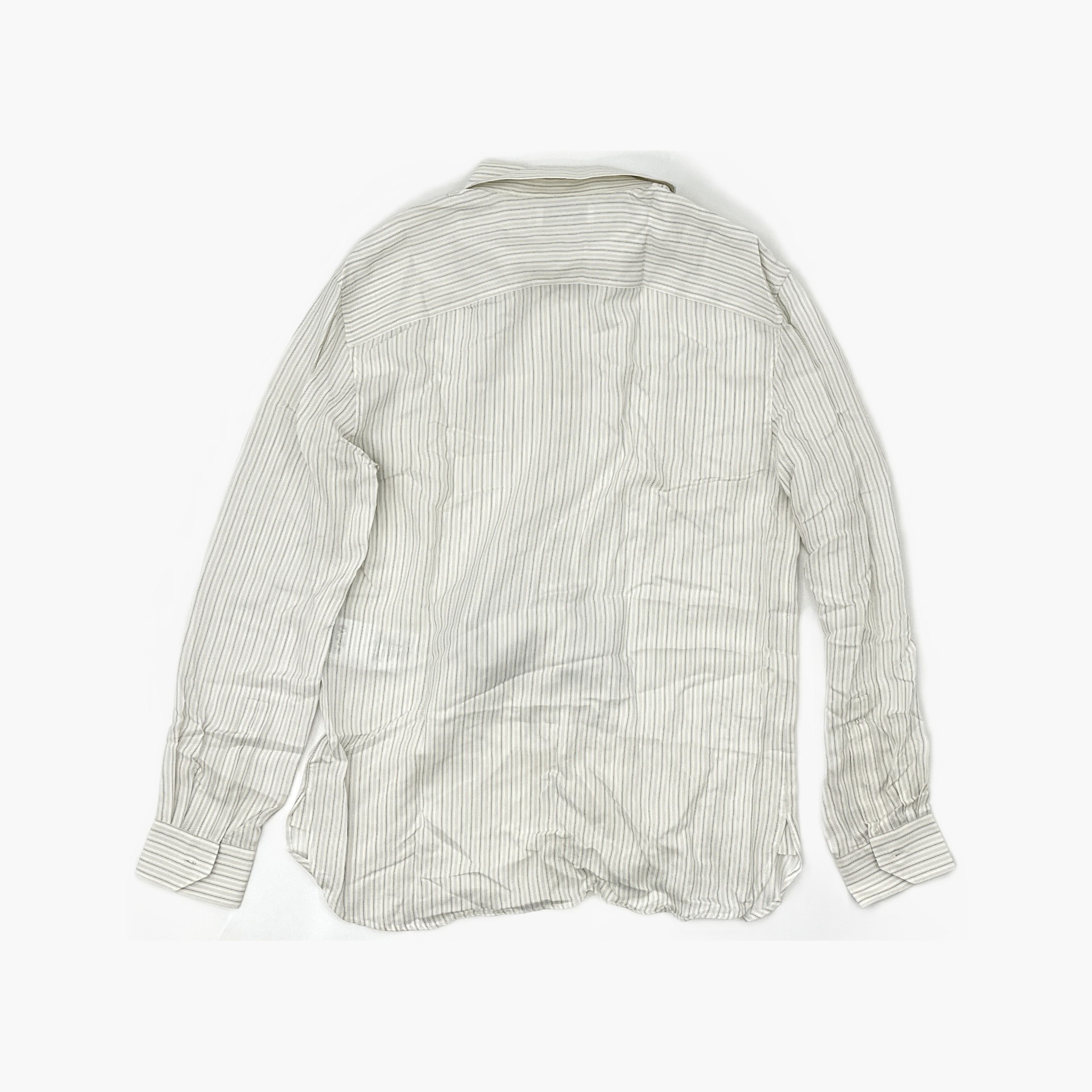 Saint Laurent Paris Saint Laurent Striped Silk Button Up Shirt 38 Size S / US 4 / IT 40 - 2 Thumbnail